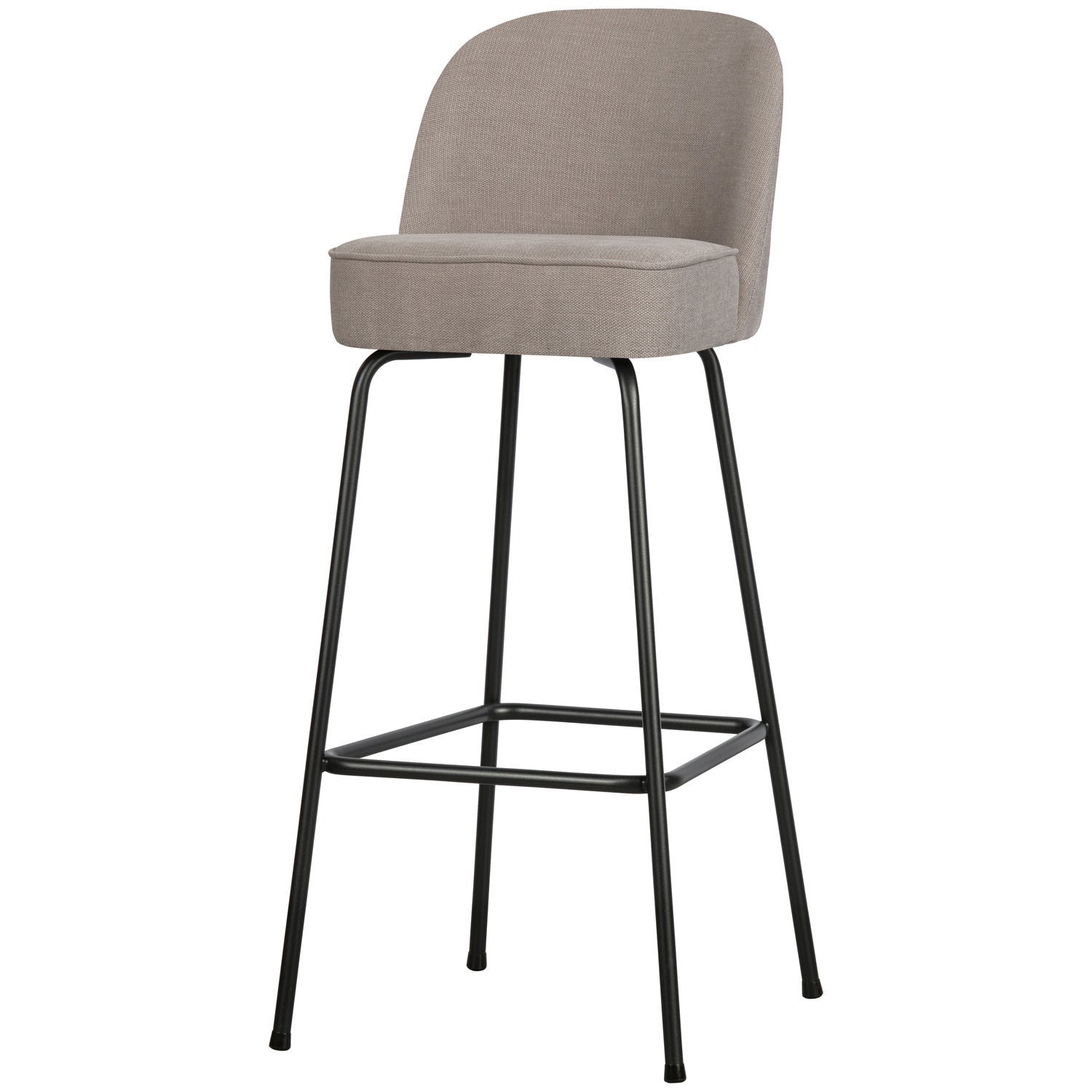 VOGUE BARHOCKER 80CM GEWEBTES STOFF SAND