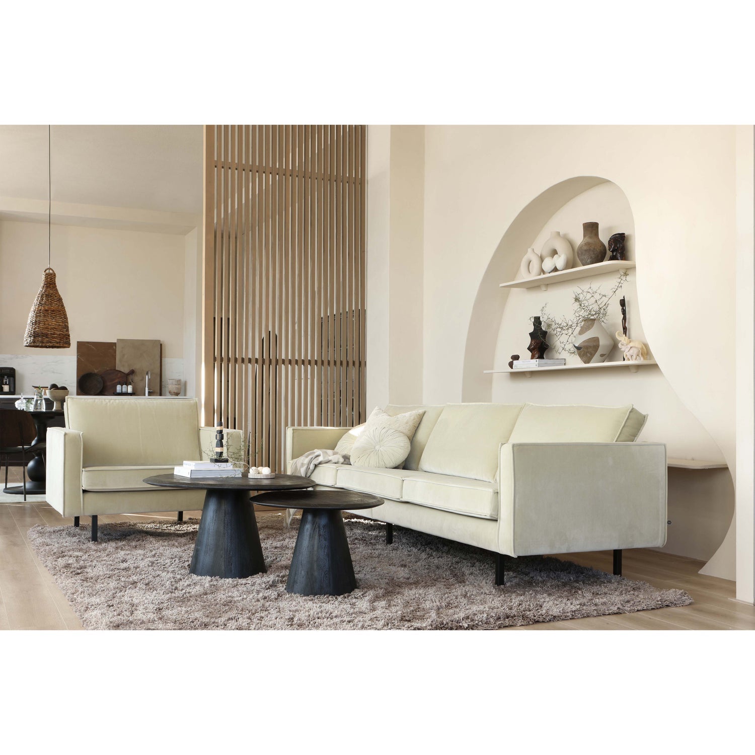 POSTURE COUCHTISCH MANGOHOLZ SCHWARZ O120CM