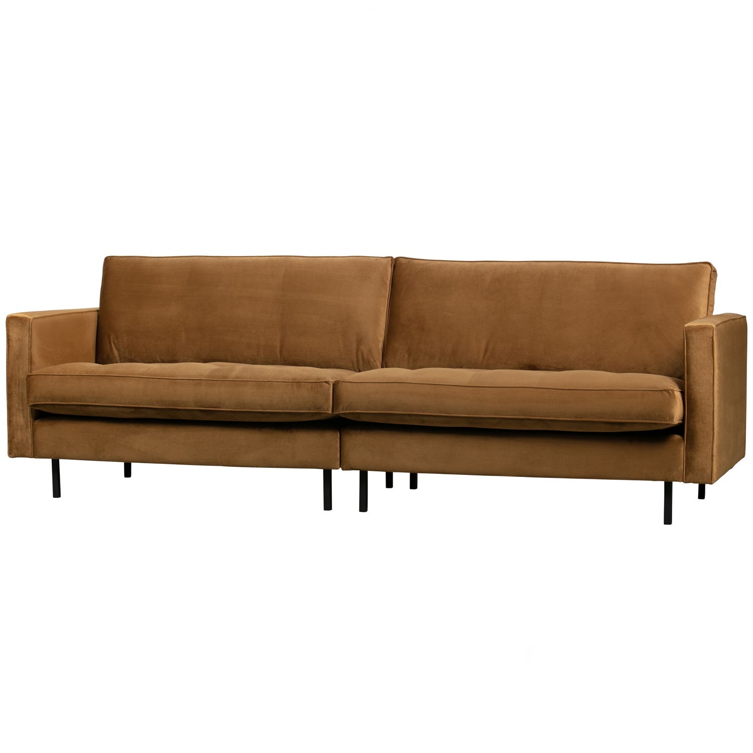 RODEO CLASSIC SOFA 3-SEATER VELVET HONEY YELLOW