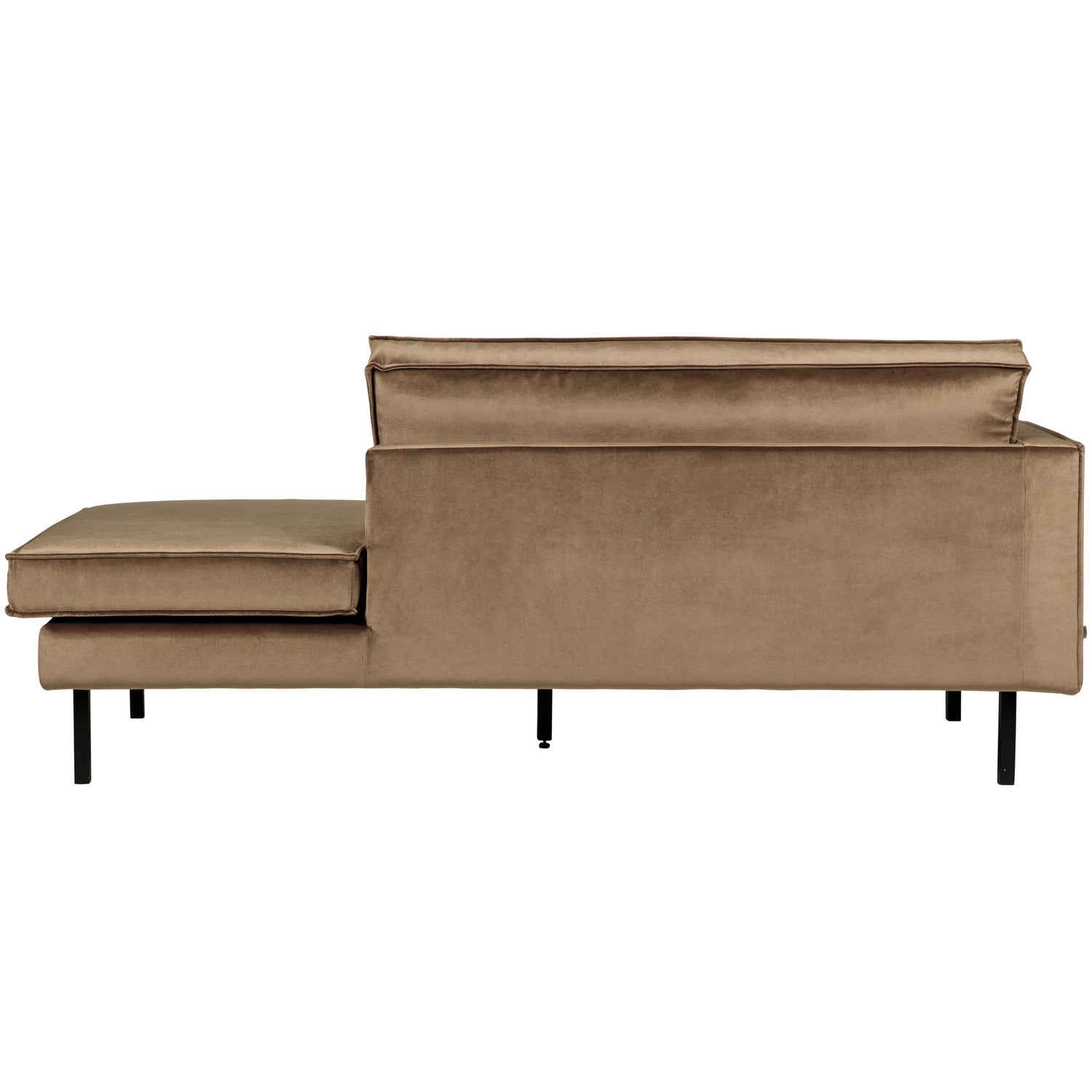 RODEO DAYBED LEFT VELVET TAUPE