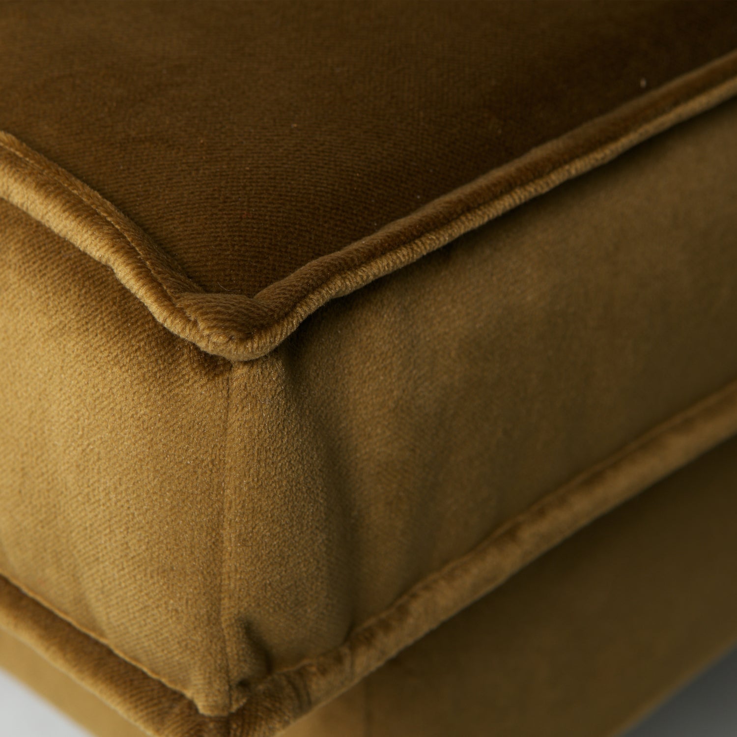 RODEO DAYBED LEFT VELVET HONIGGELB
