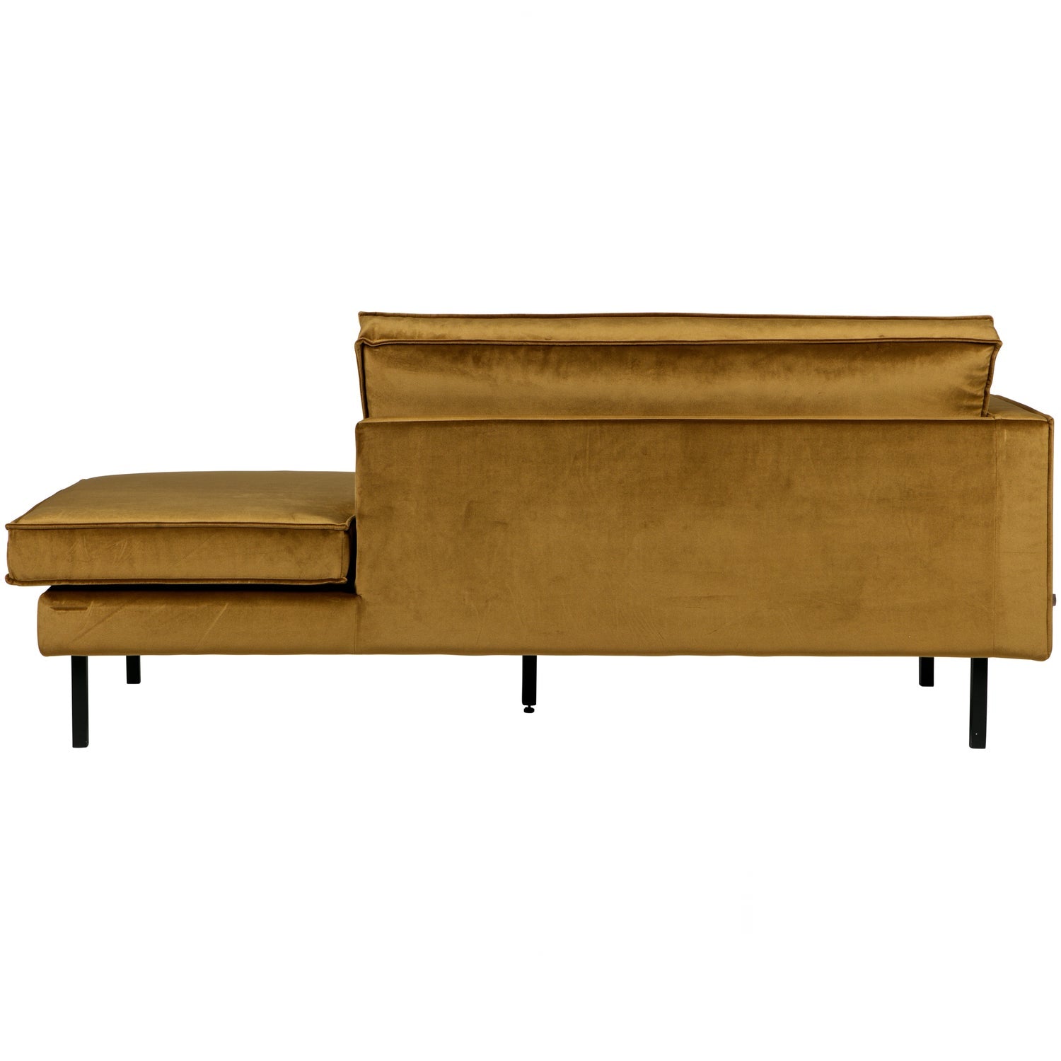 RODEO DAYBED LEFT VELVET HONIGGELB