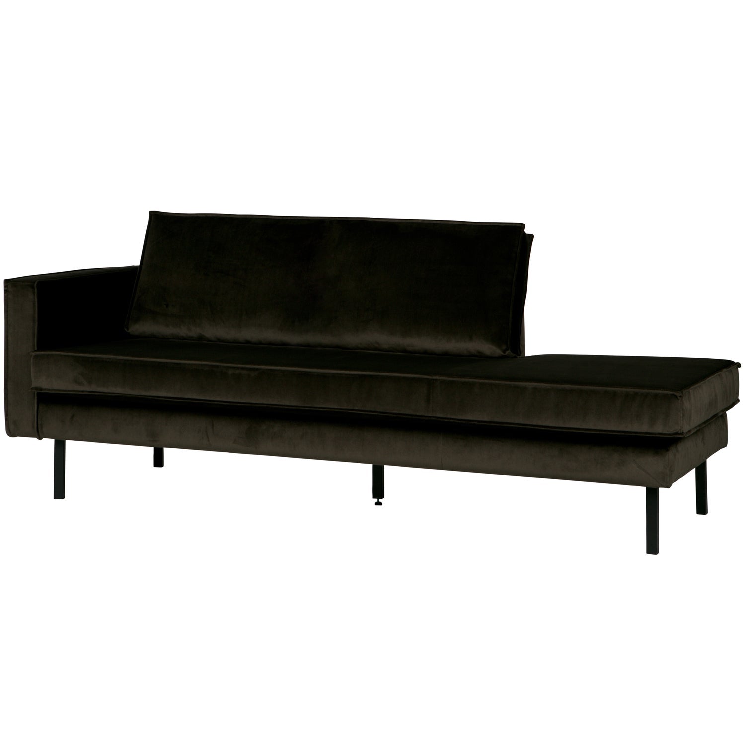 RODEO DAYBED LEFT VELVET DARK GREEN HUNTER