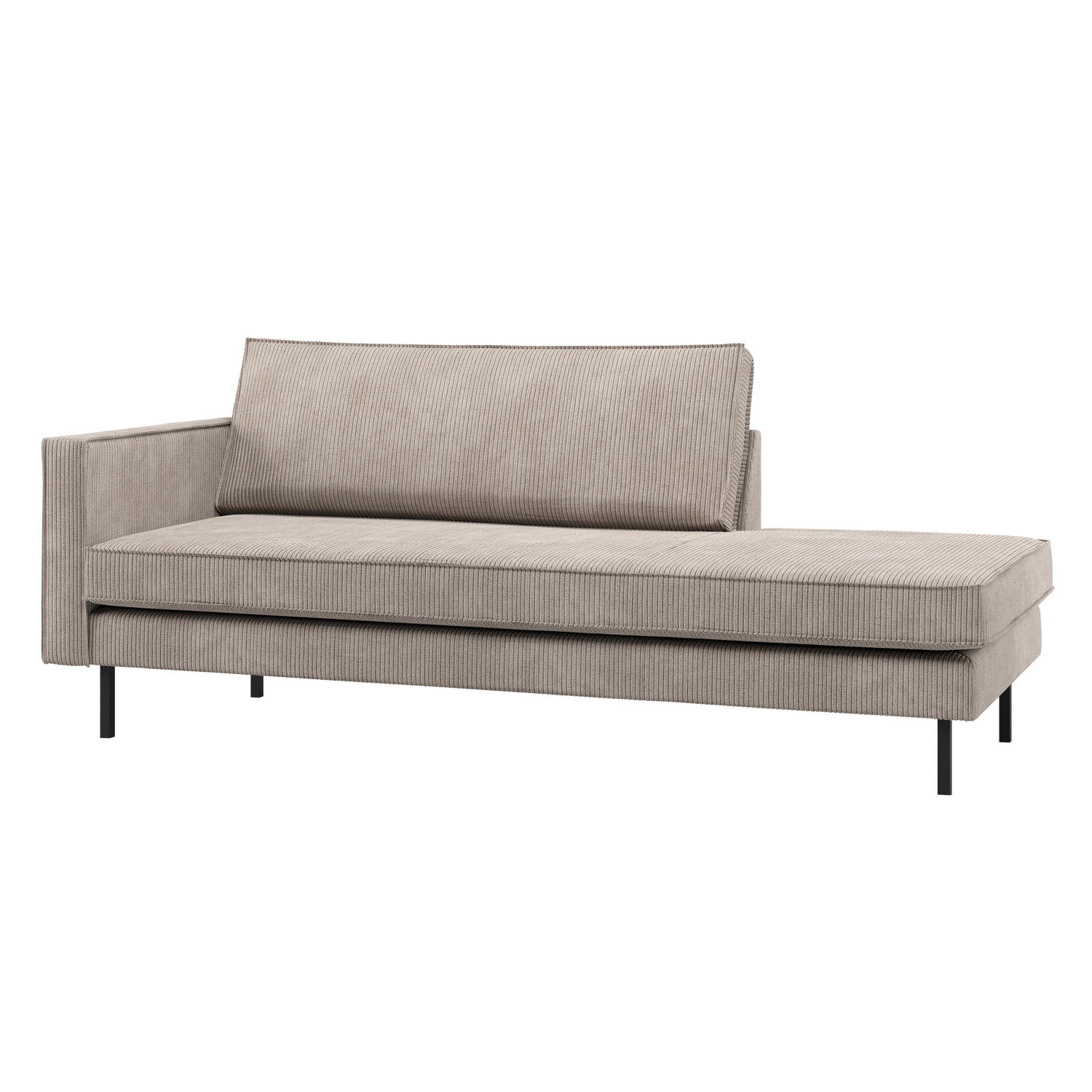 RODEO DAYBED LINKS GERIPPTER STOFF DUNKLER SAND