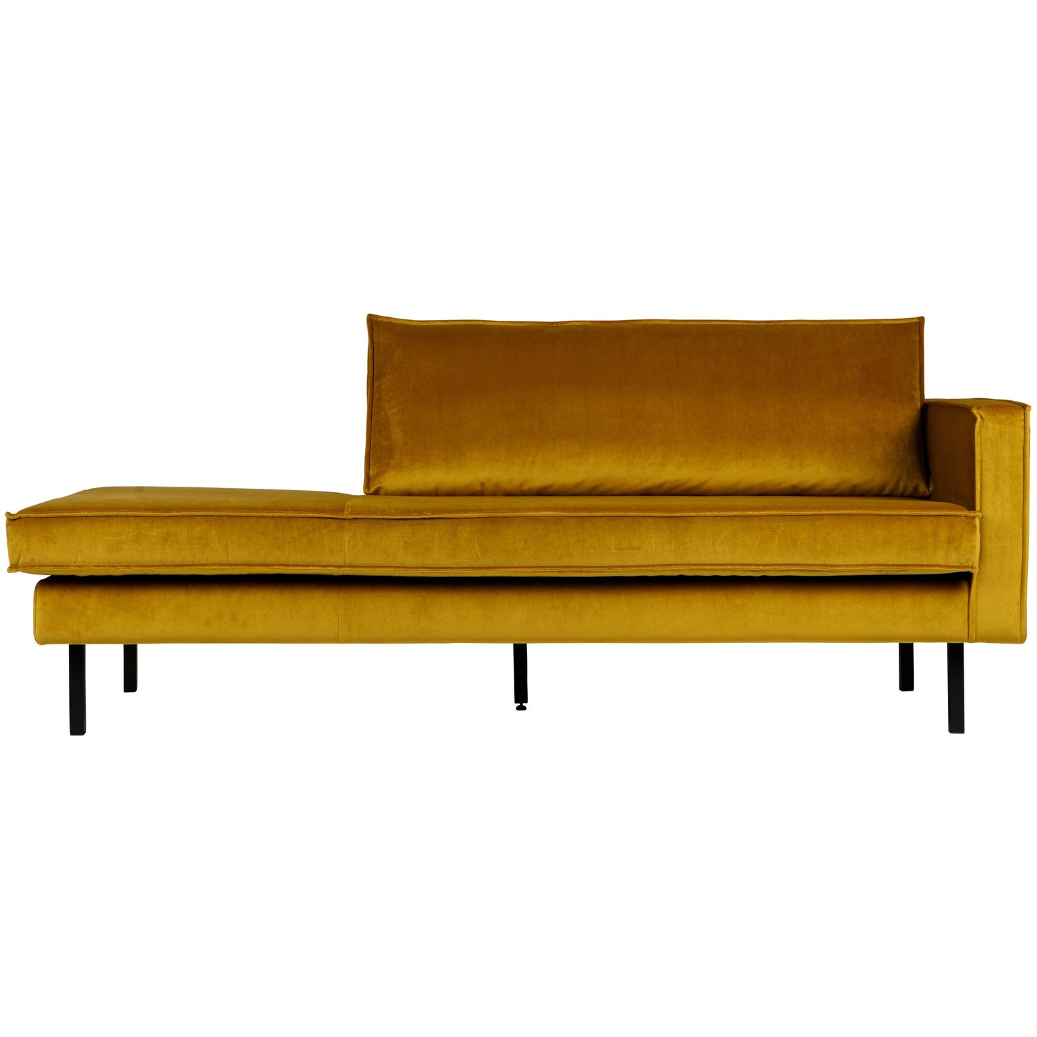 RODEO DAYBED RIGHT VELVET OCHRE
