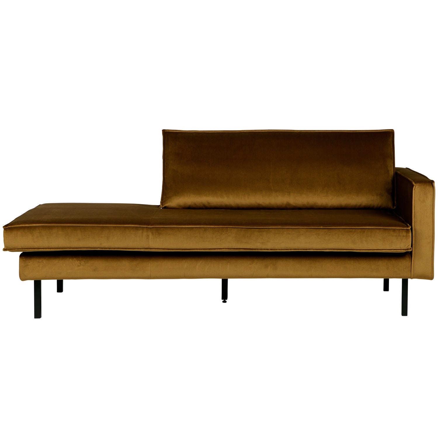 RODEO DAYBED RIGHT VELVET HONIGGELB