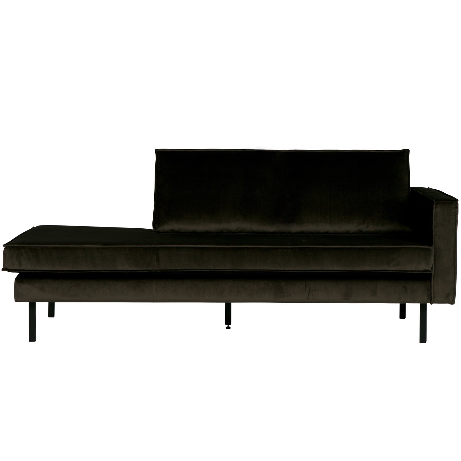 RODEO DAYBED RIGHT VELVET DARK GREEN HUNTER