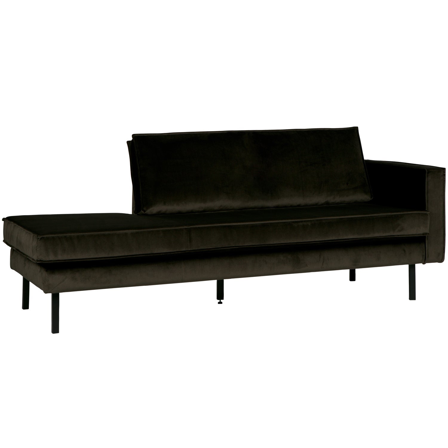RODEO DAYBED RIGHT VELVET DARK GREEN HUNTER