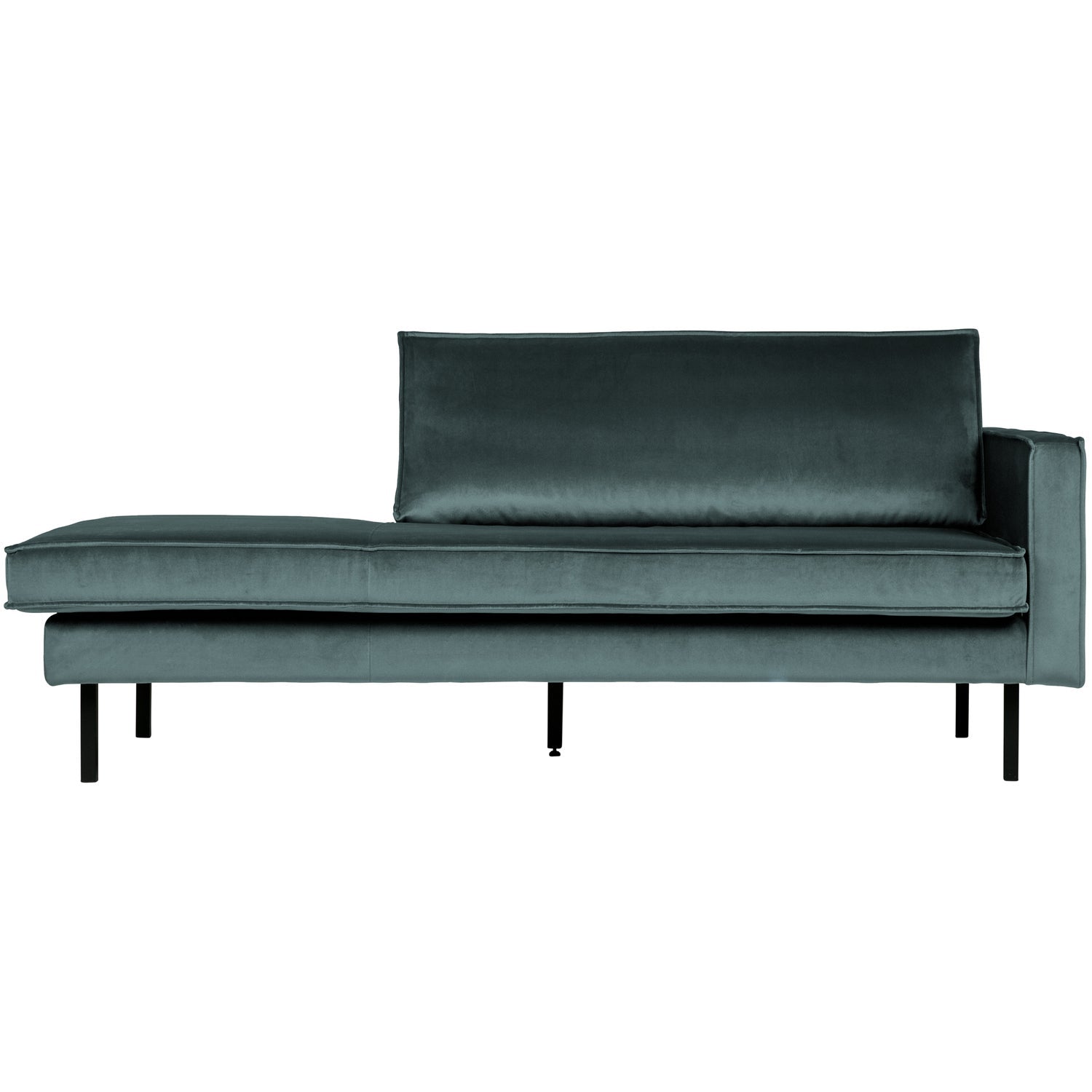 RODEO DAYBED RIGHT VELVET TEAL