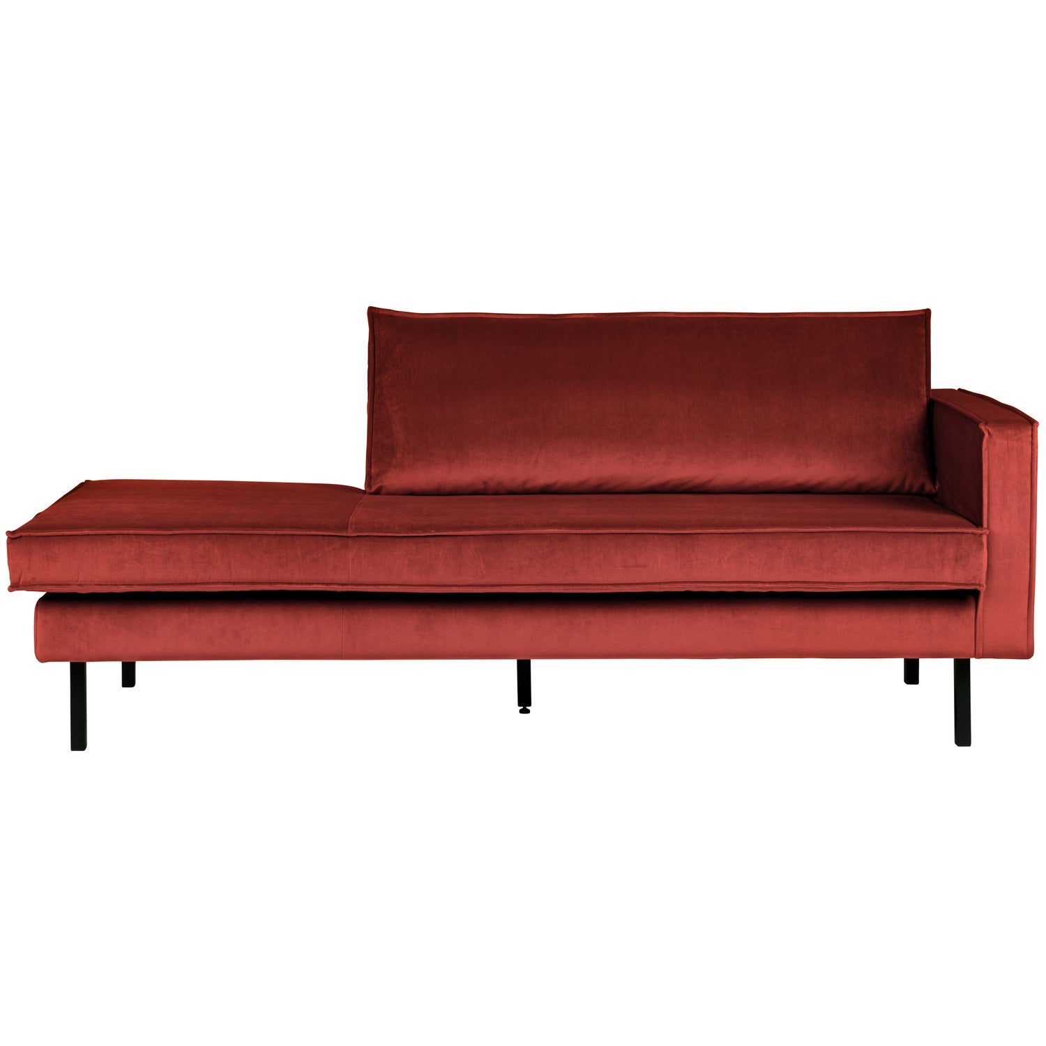 RODEO DAYBED RIGHT VELVET KASTANIE