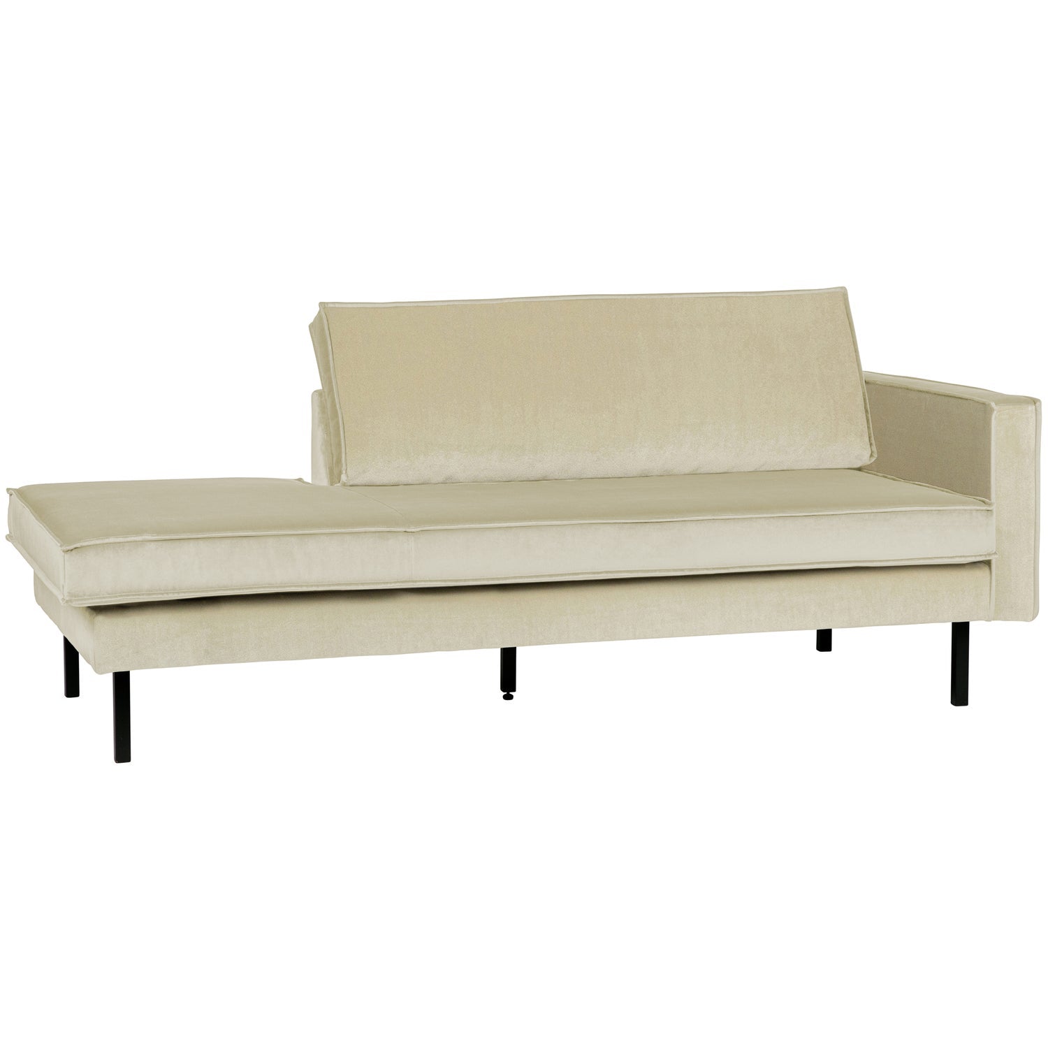 RODEO DAYBED RIGHT VELVET PISTAZIE