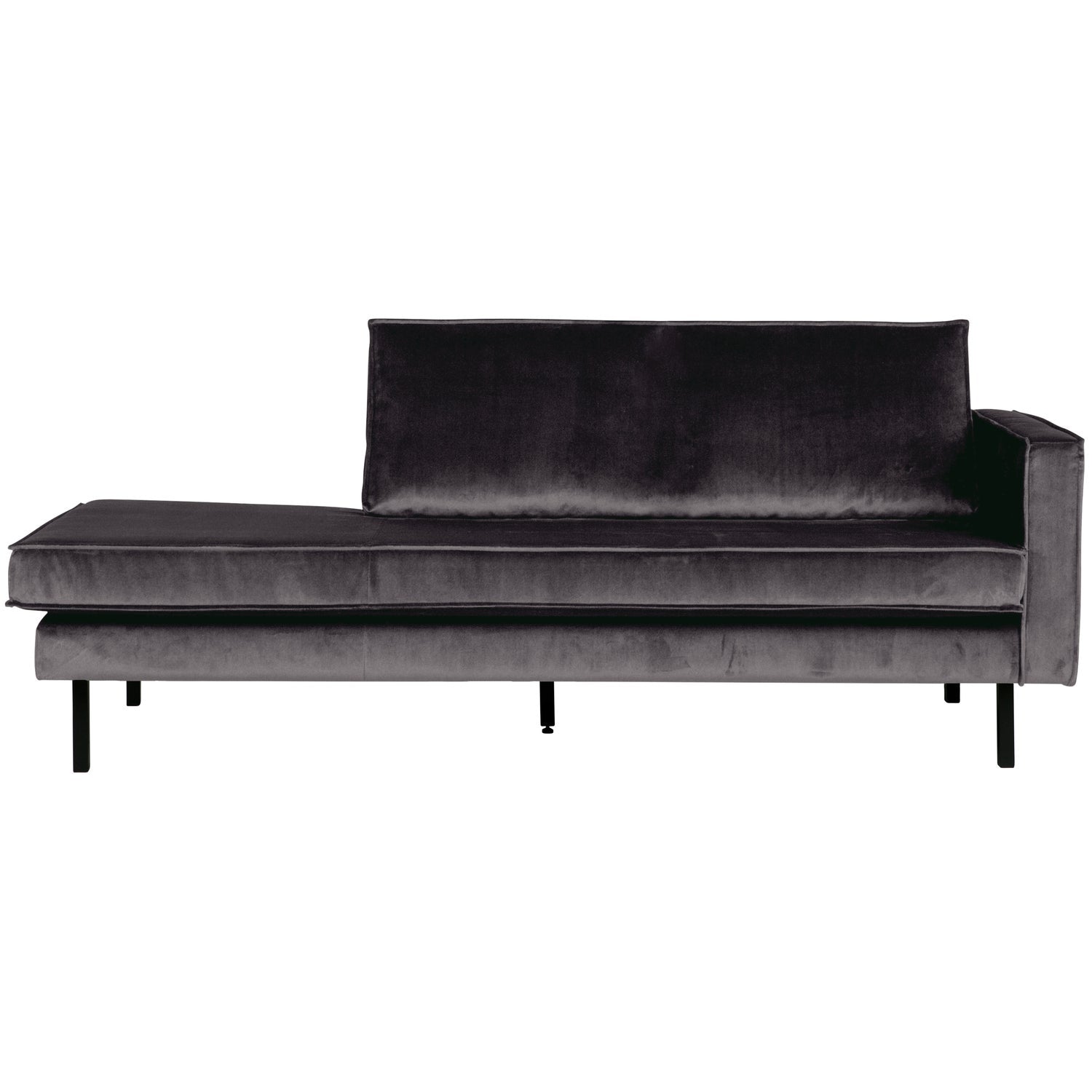 RODEO DAYBED RIGHT VELVET ANTRACIET