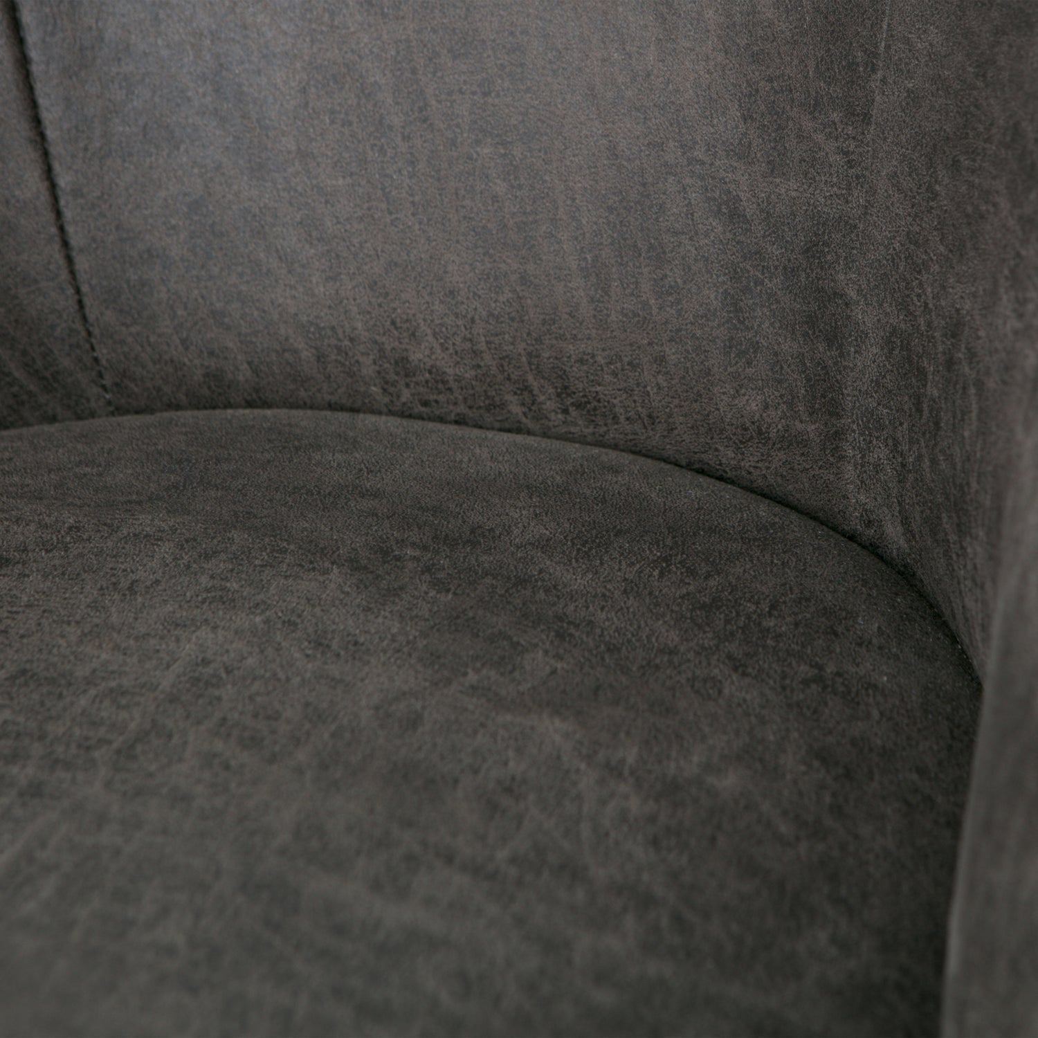 VOGUE SESSEL LEDER SCHWARZ