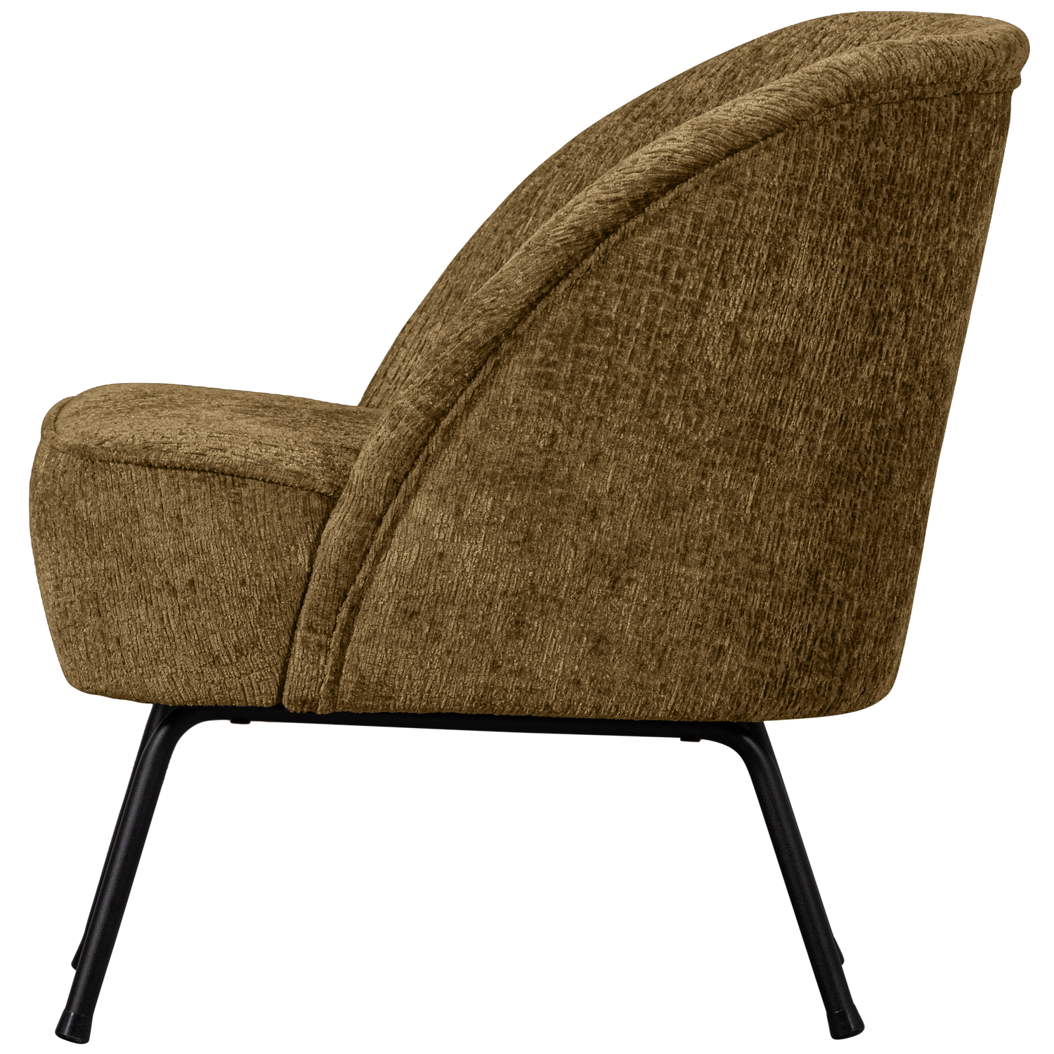 VOGUE SESSEL STRUCTURE VELVET BRASS