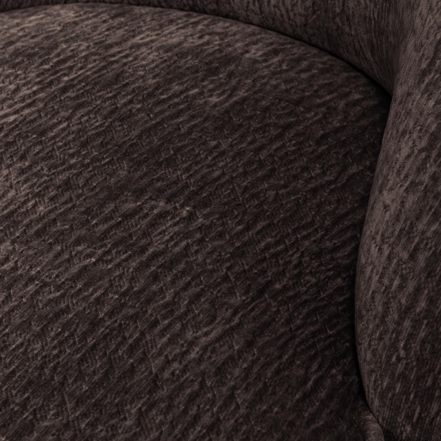 VOGUE SESSEL 3D CHENILLE DUNKELBRAUN
