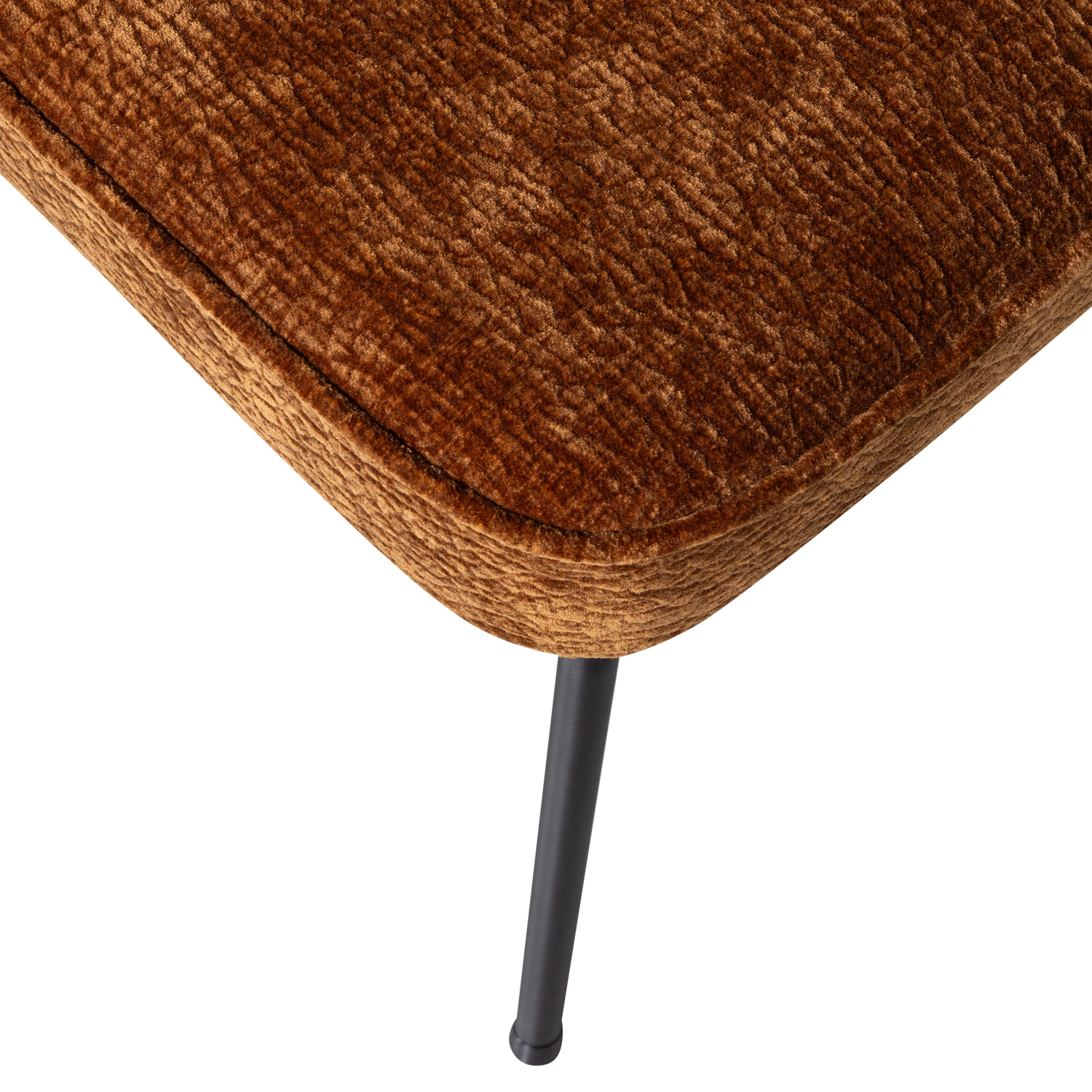 VOGUE ESSZIMMERSTUHL 3D CHENILLE MITTELBRAUN