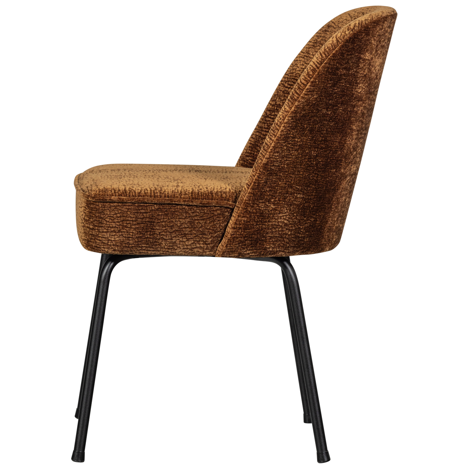 VOGUE ESSZIMMERSTUHL 3D CHENILLE MITTELBRAUN