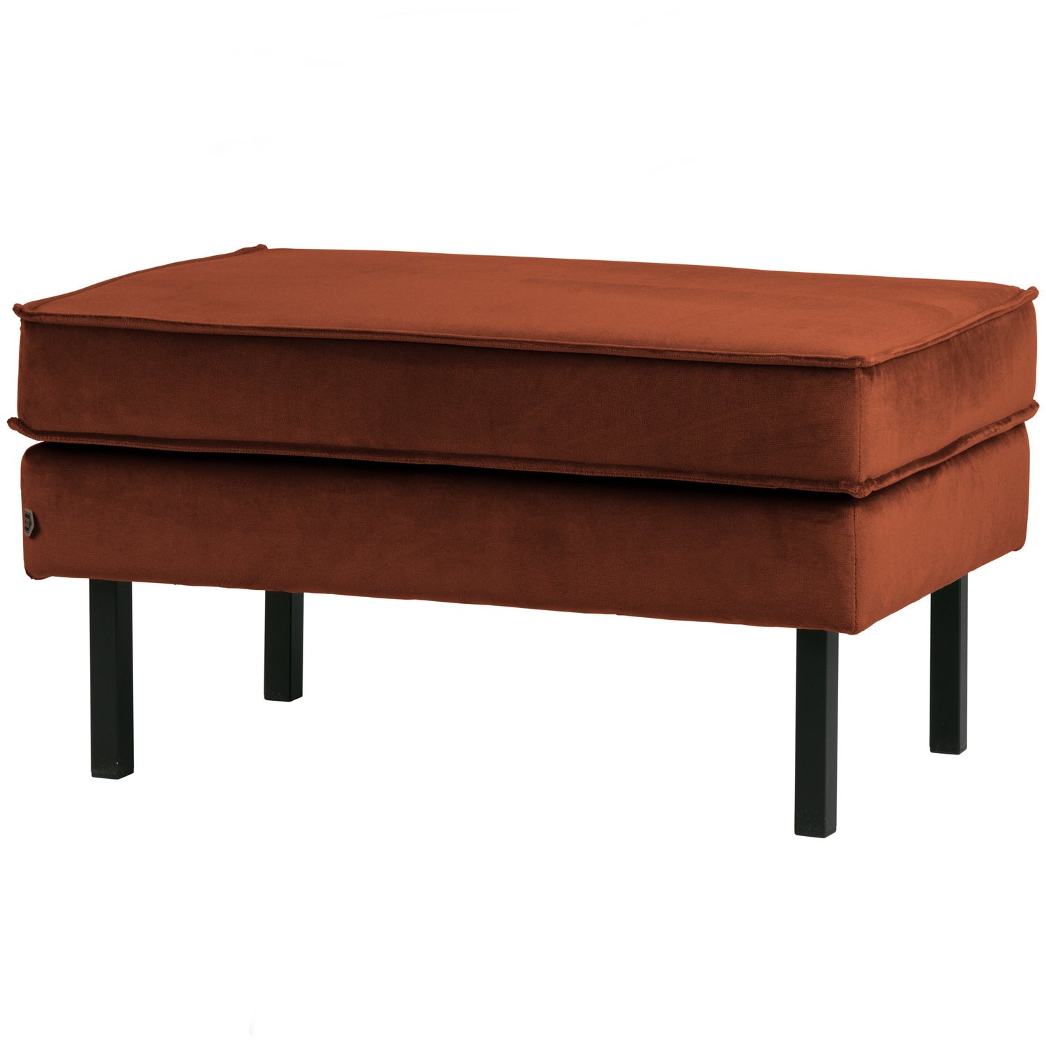 RODEO HOCKER AUF BEINE VELVET RUST
