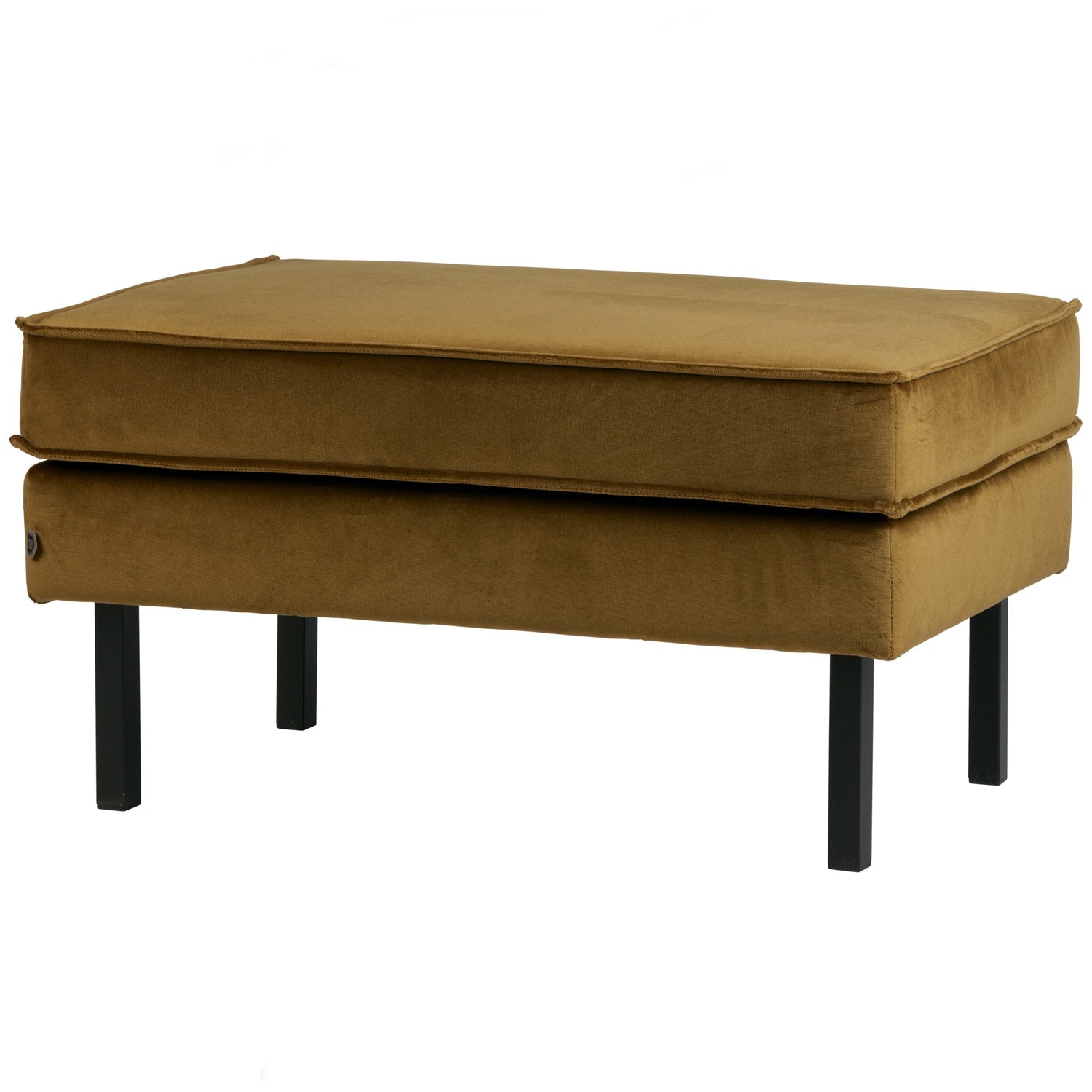 RODEO HOCKER AUF BEINE VELVET HONIGGELB