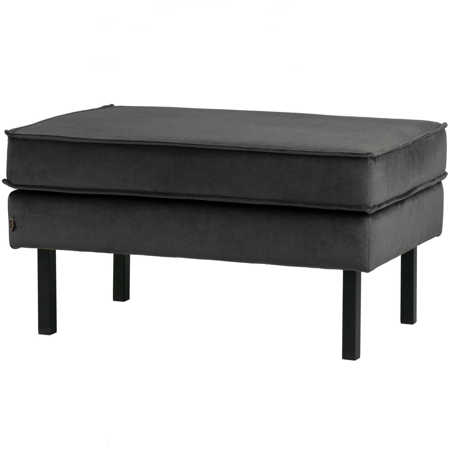RODEO HOCKER AUF BEINE VELVET ANTRAZIT