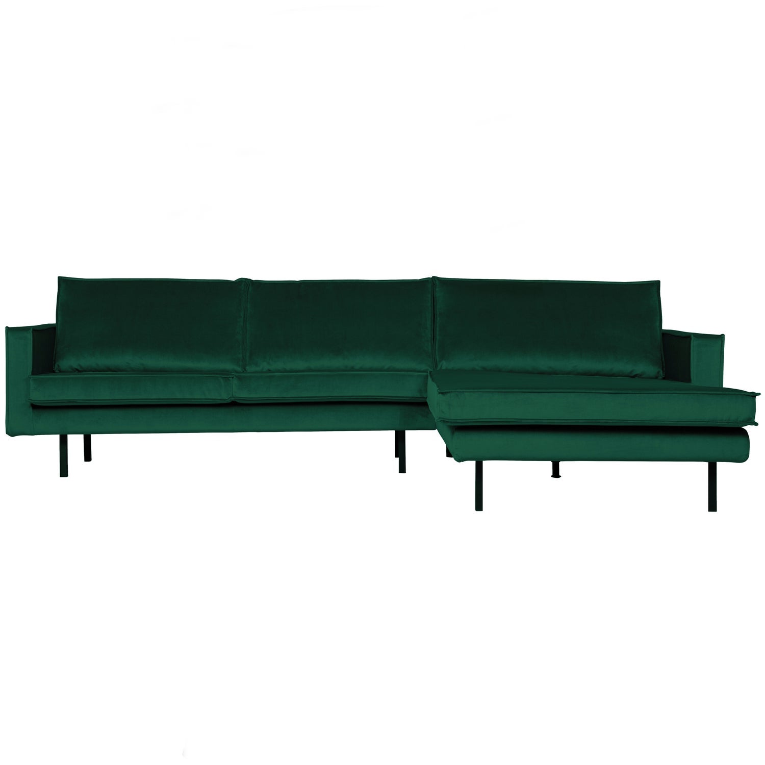 RODEO CHAISE LONGUE RECHTS VELVET GREEN FOREST