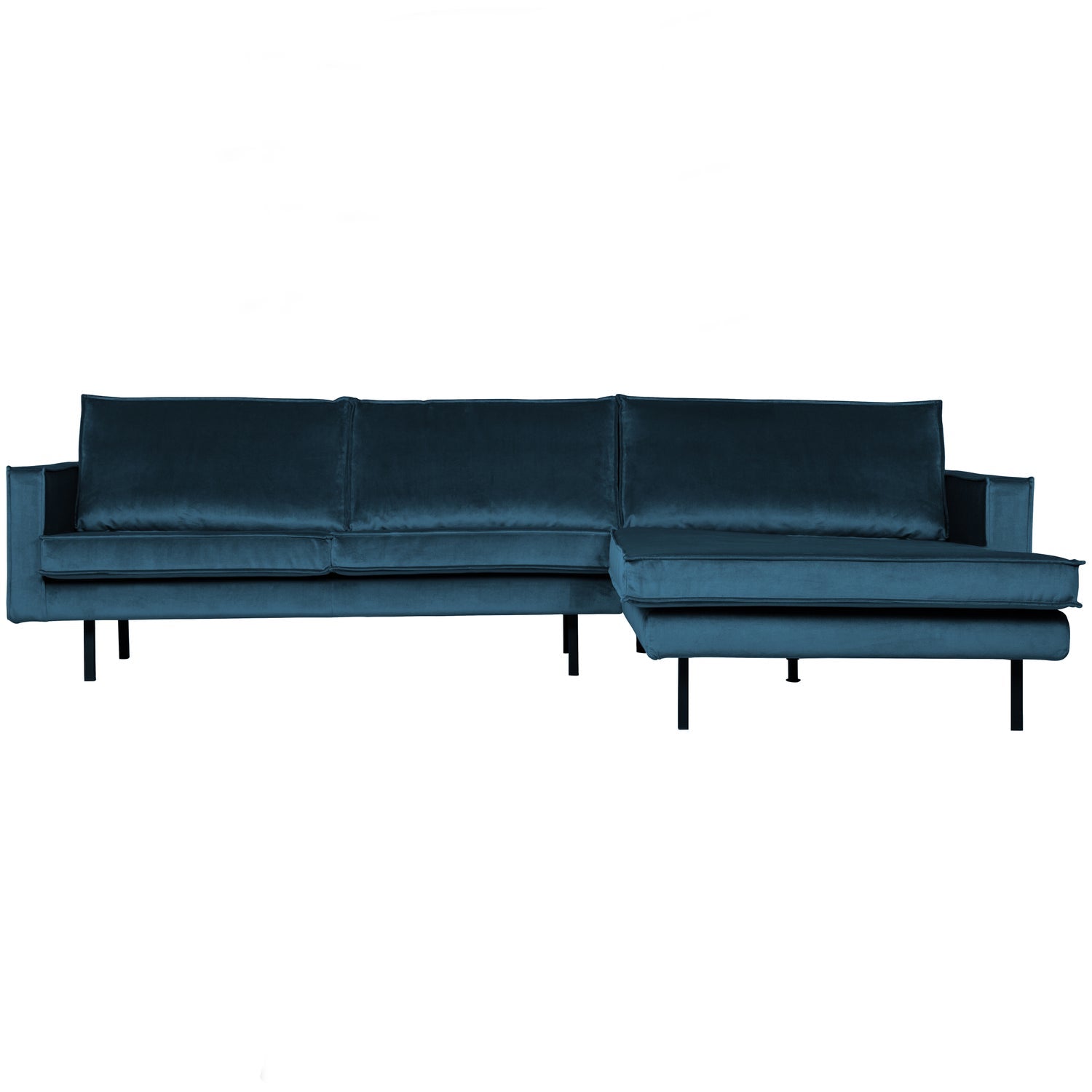 RODEO CHAISE LONGUE RECHTS VELVET BLUE