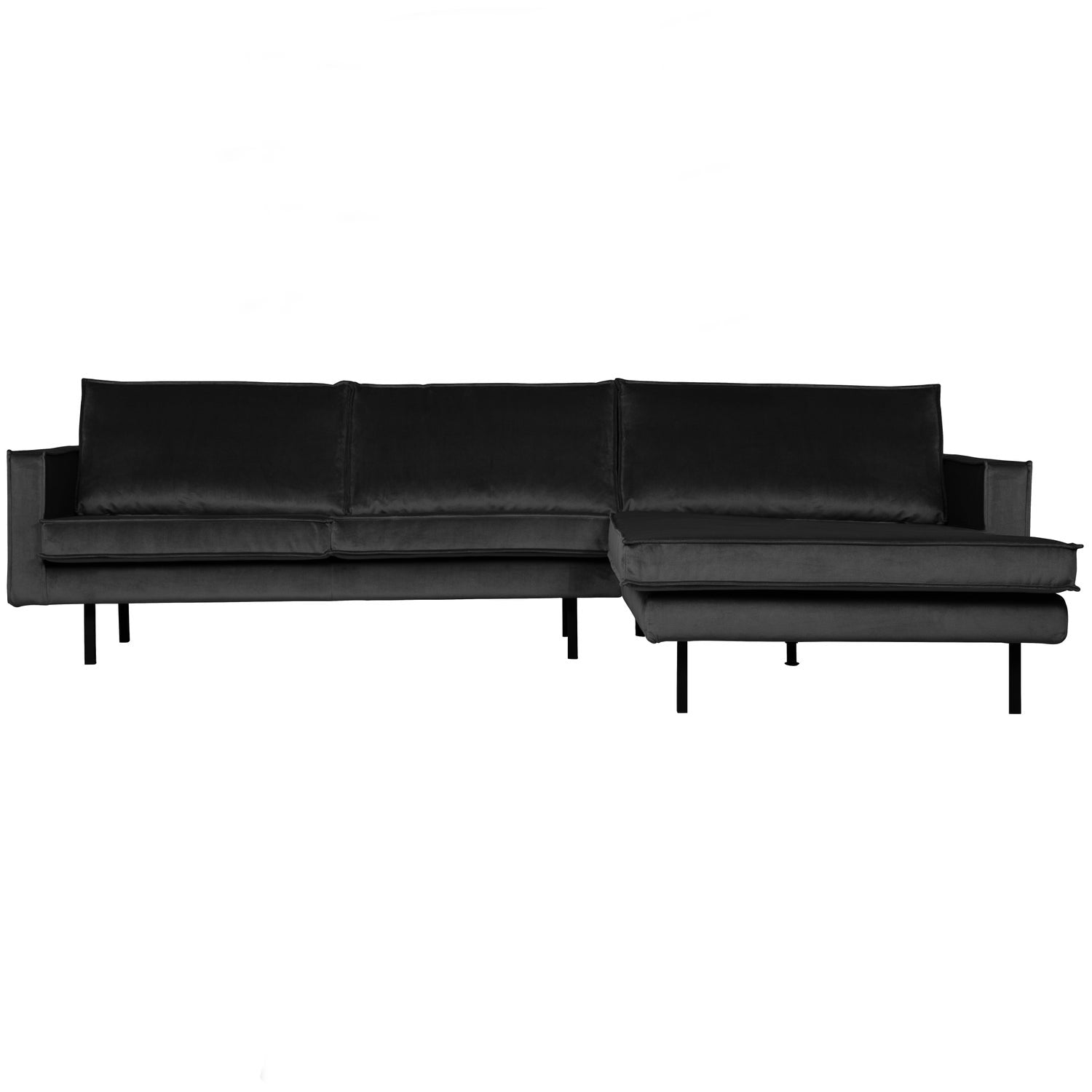 RODEO CHAISE LONGUE RECHTS VELVET ANTHRACITE