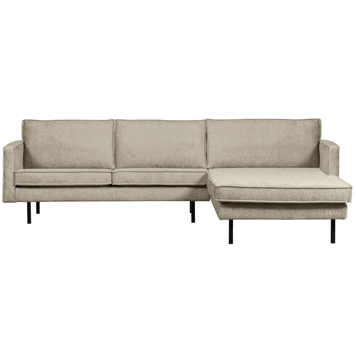 RODEO CHAISE LONGUE RECHTS STRUCTURE VELVET WHEATFIELD