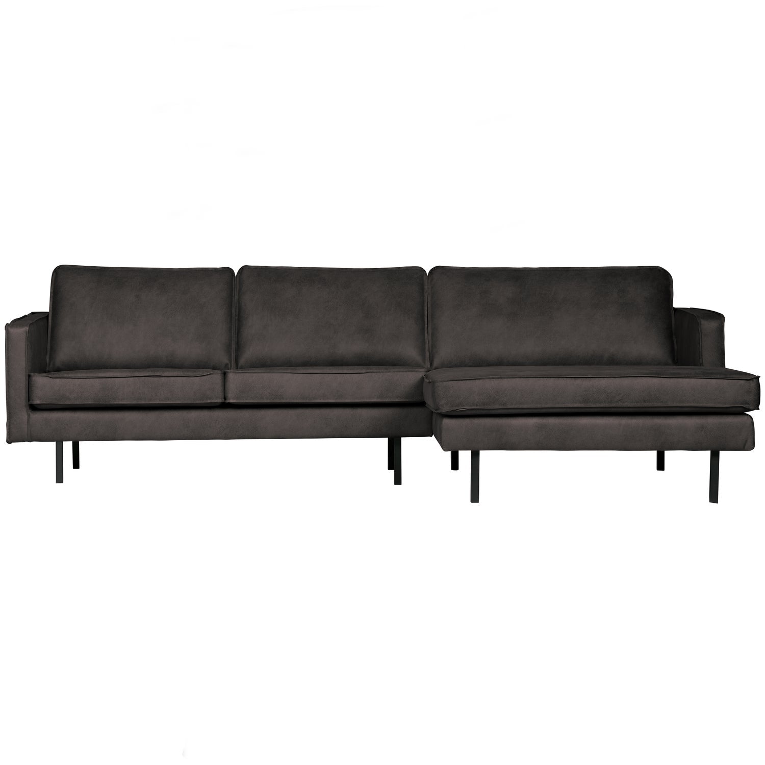 RODEO CHAISE LONGUE RECHTS SCHWARZ