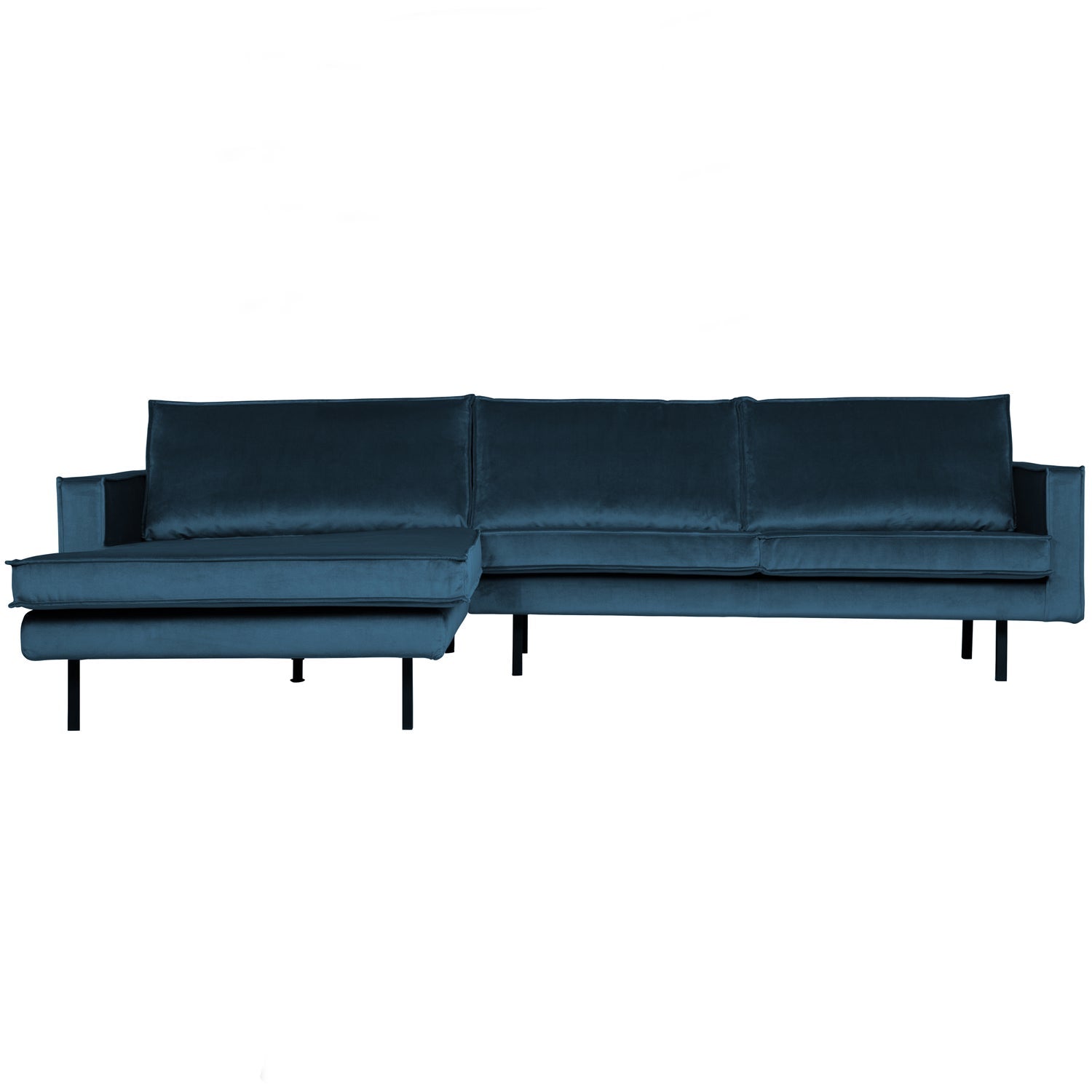 RODEO CHAISE LONGUE LINKEN VELVET BLUE
