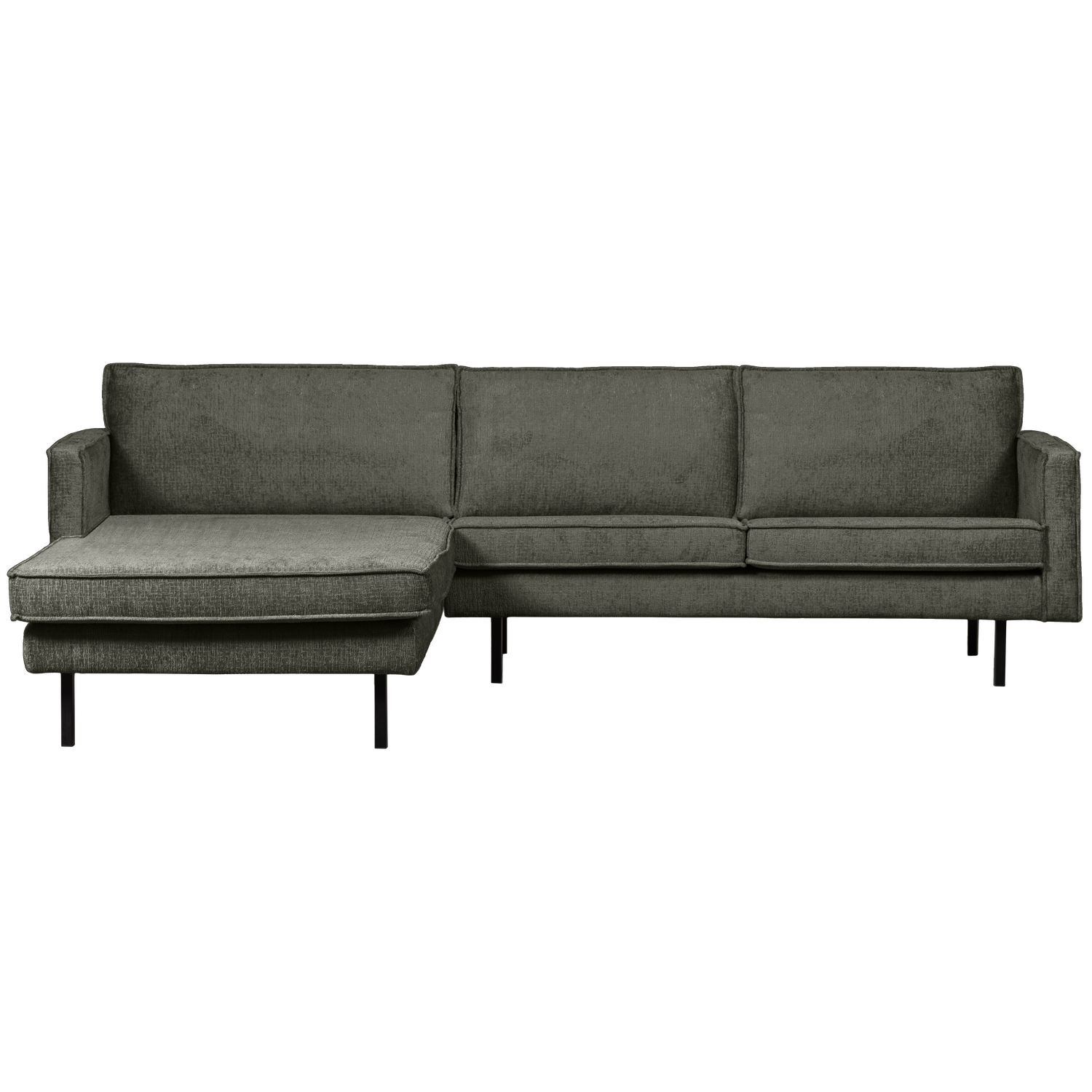 RODEO CHAISE LONGUE LINKEN STRUCTURE VELVET FROST