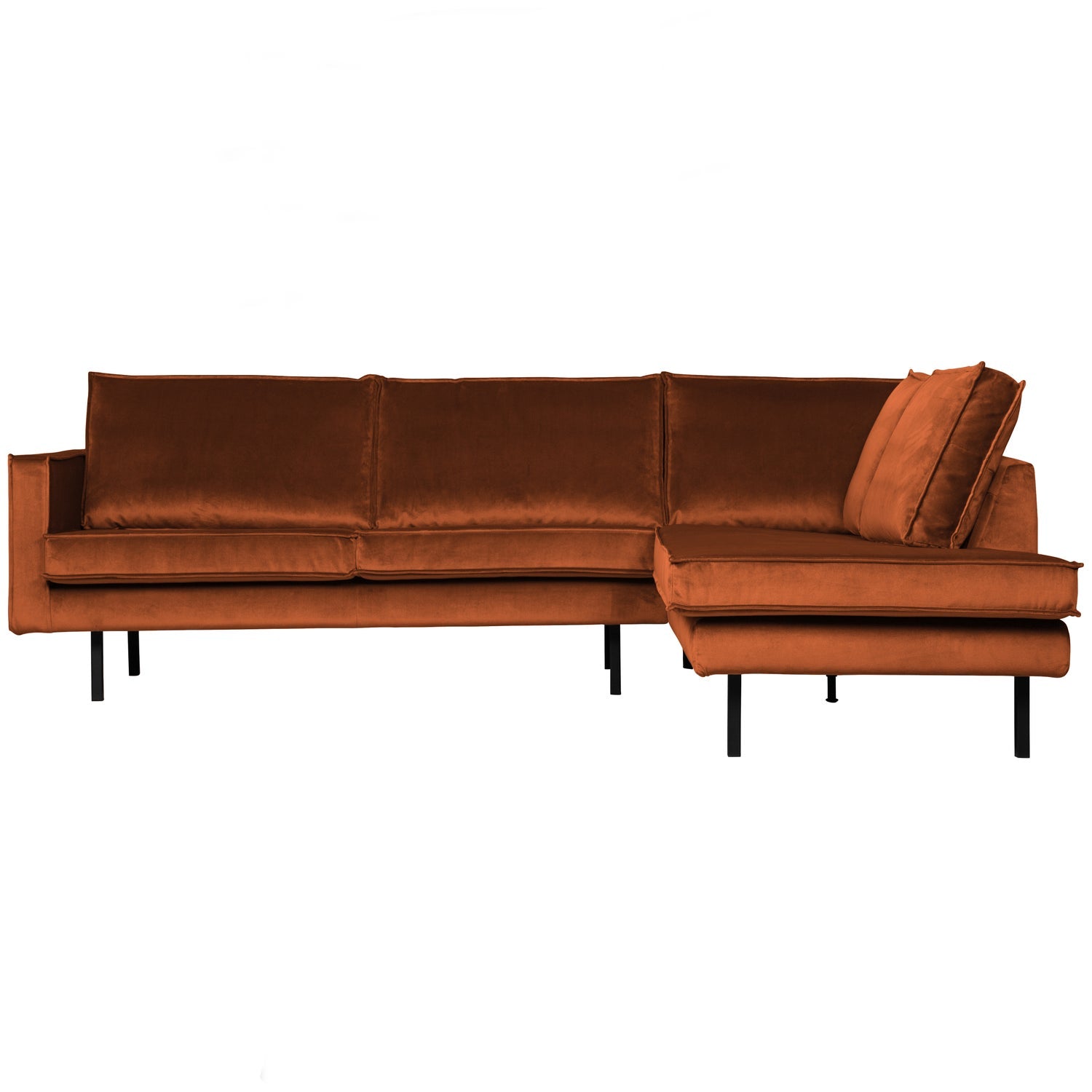 RODEO ECKBANK RECHTS VELVET RUST