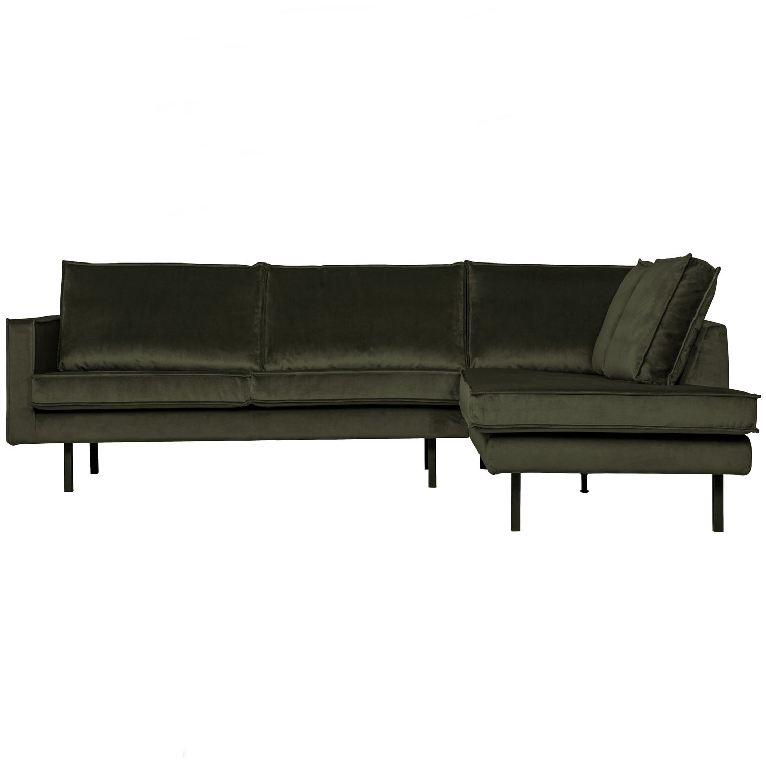 RODEO ECKBANK RECHTS VELVET DARK GREEN HUNTER