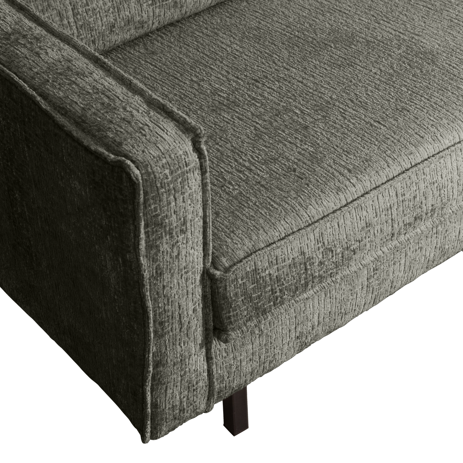 RODEO ECKBANK RECHTS STRUCTURE VELVET FROST