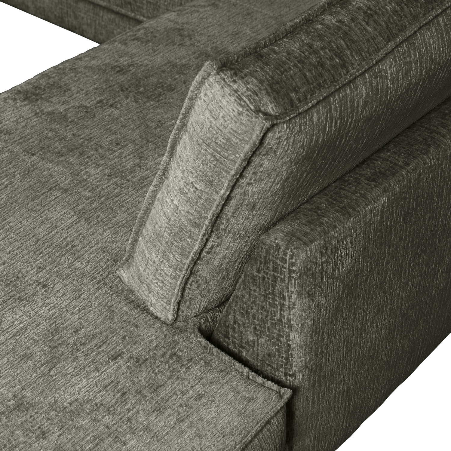 RODEO ECKBANK RECHTS STRUCTURE VELVET FROST