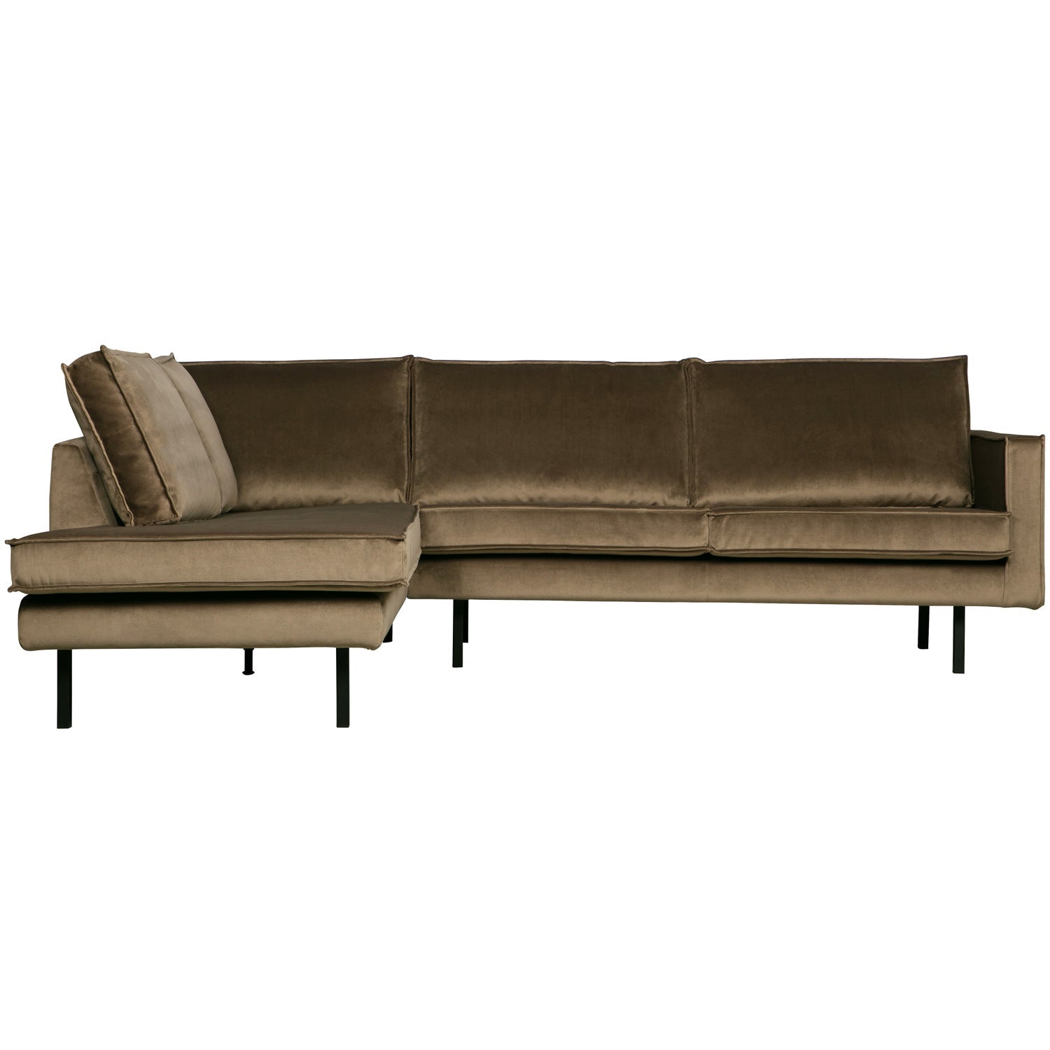 RODEO ECKBANK LINKEN VELVET TAUPE