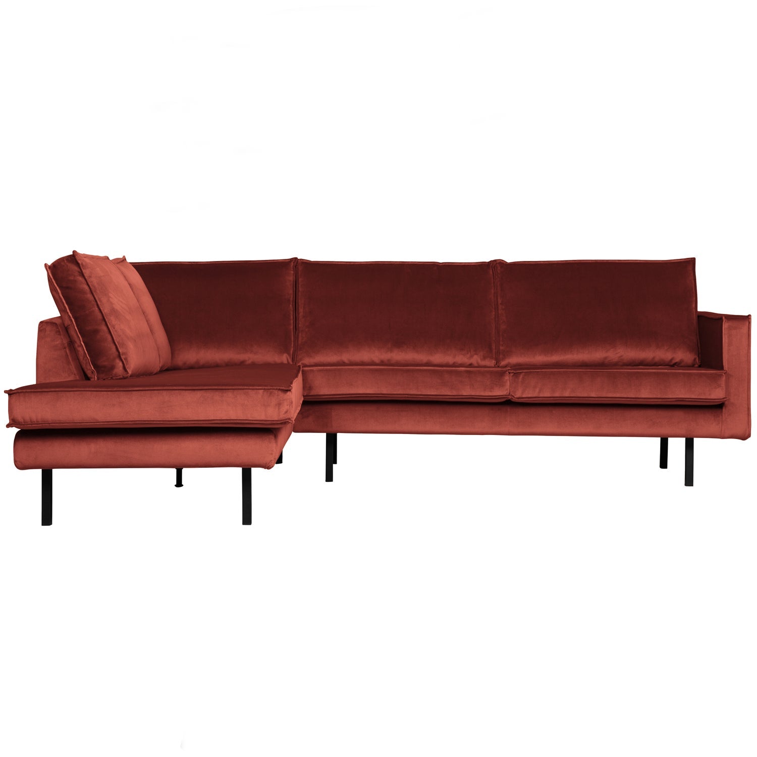 RODEO ECKBANK LINKEN VELVET KASTANIE