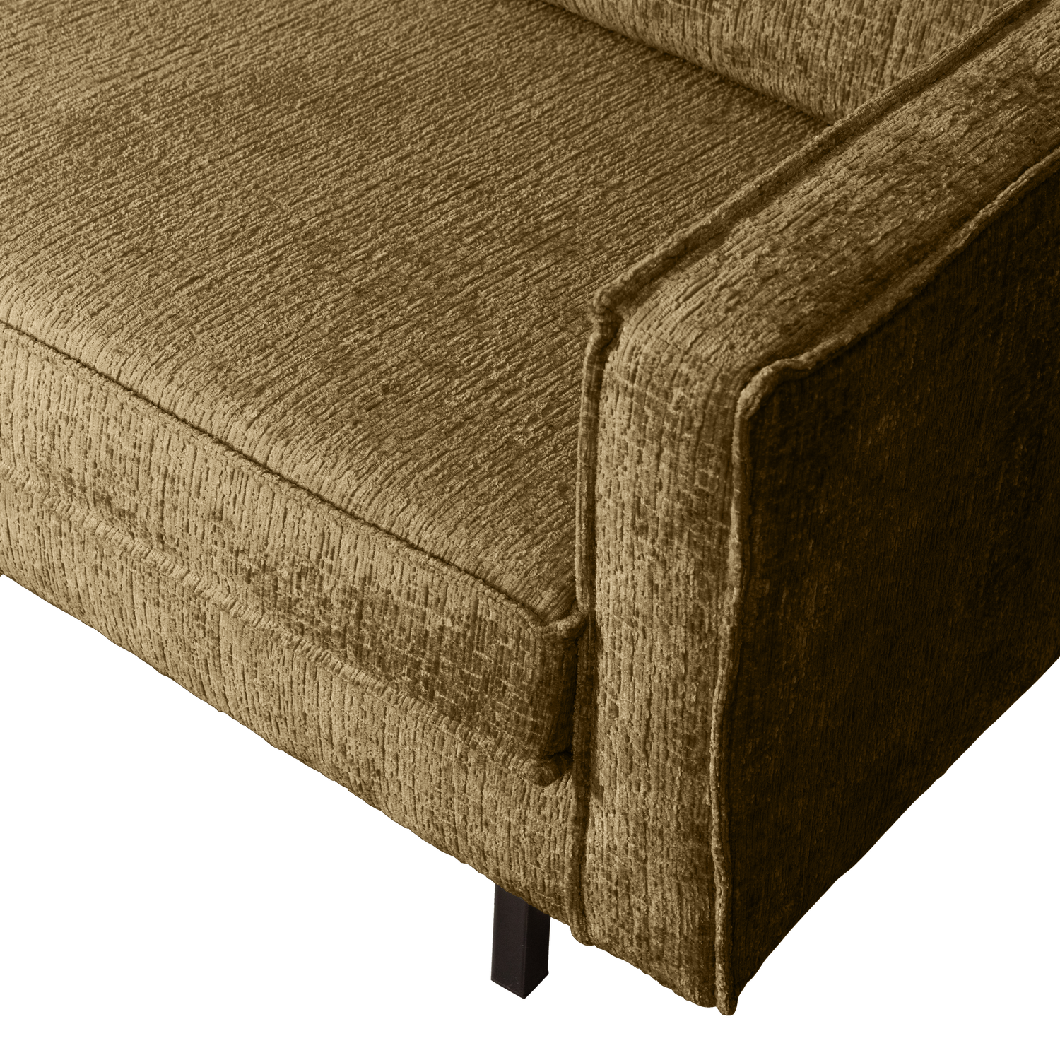 RODEO ECKBANK LINKEN STRUCTURE VELVET BRASS