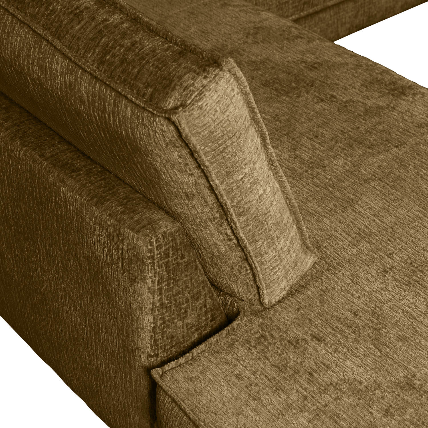 RODEO ECKBANK LINKEN STRUCTURE VELVET BRASS