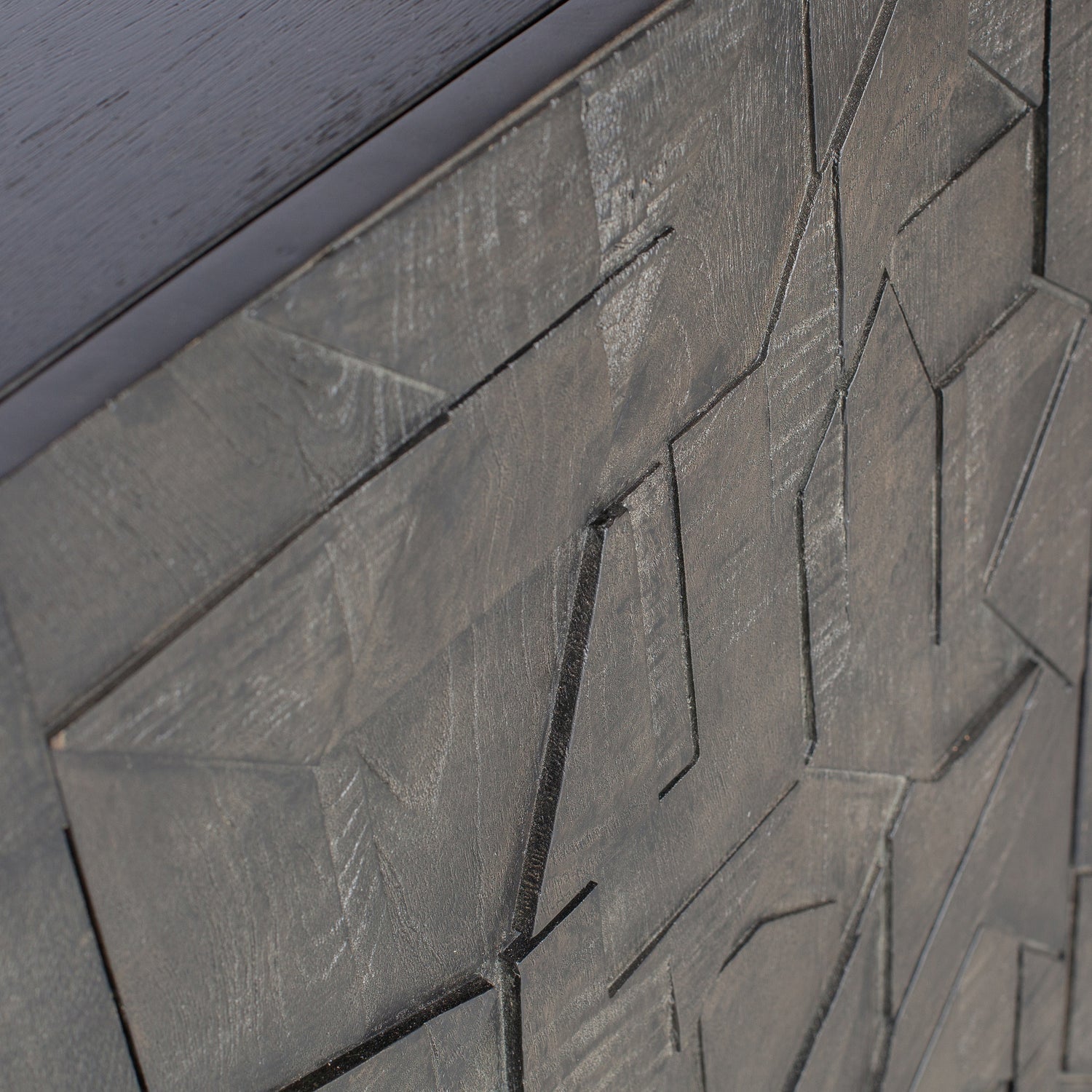 COUNTER KOMMODE HOLZ SCHWARZ