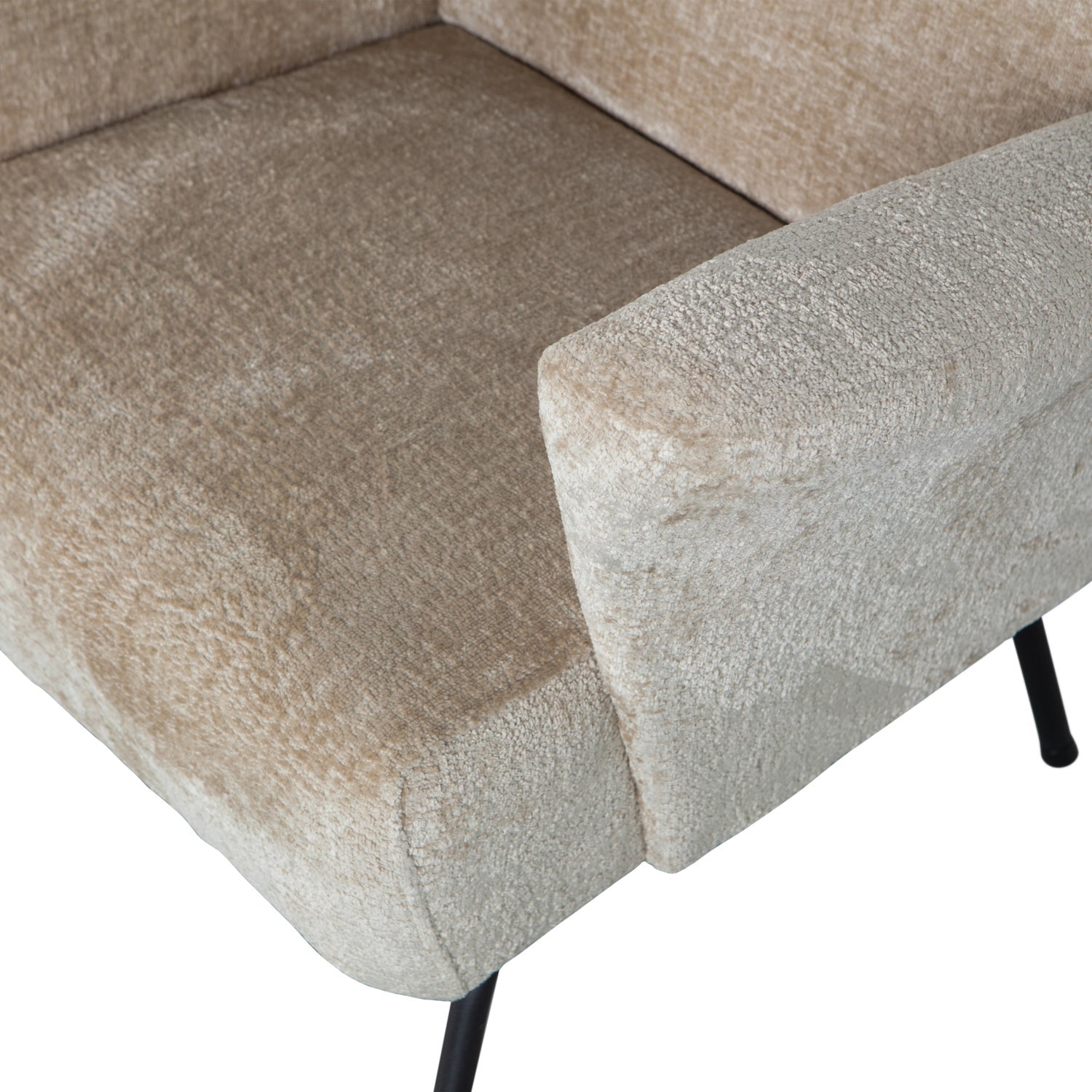 MUSE SESSEL GROssER GEWEBTES STOFF NATUREL
