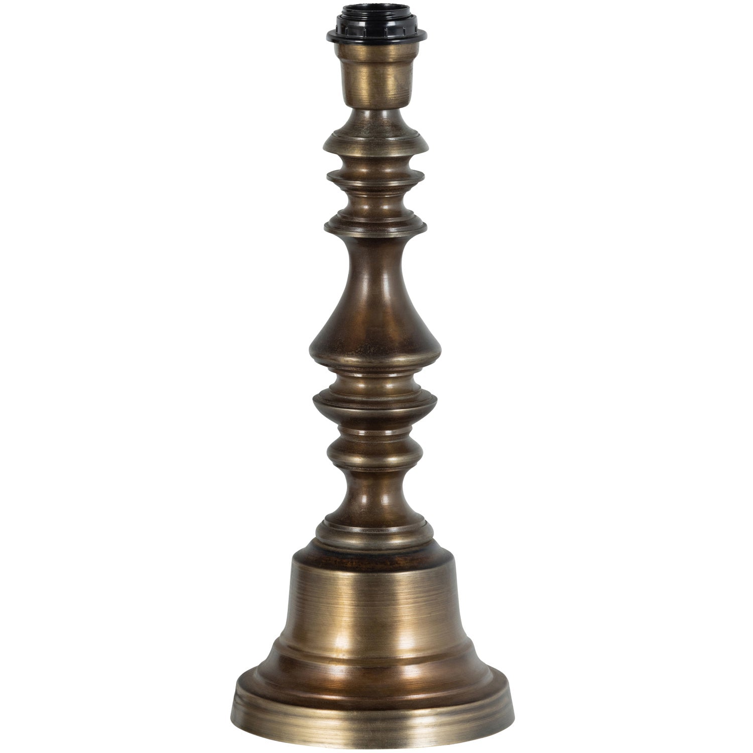OHM TISCHLAMPENFUss ANTIK MESSING