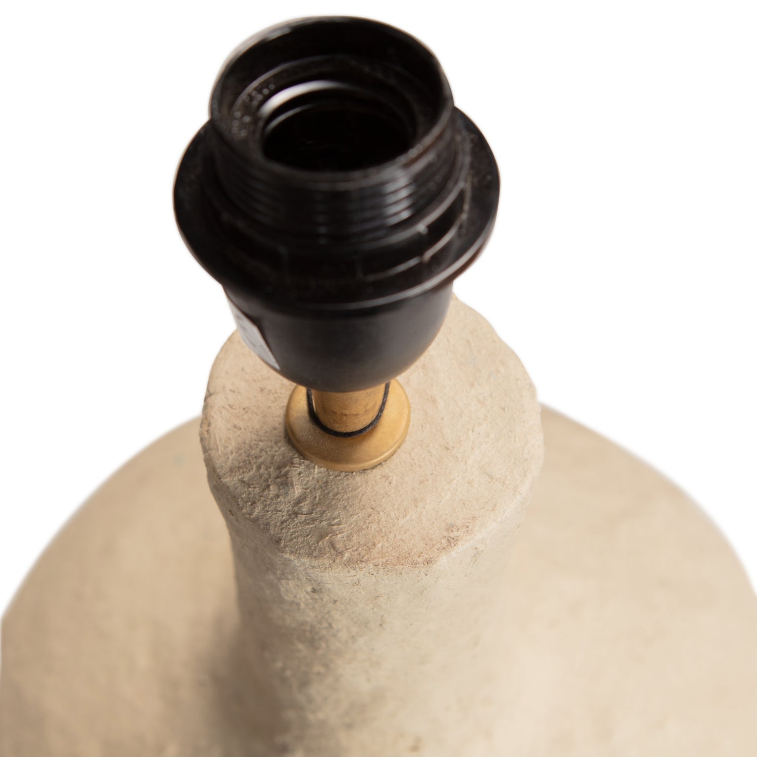 IOS TISCHLAMPENFUss PAPIERMACHE NATUREL