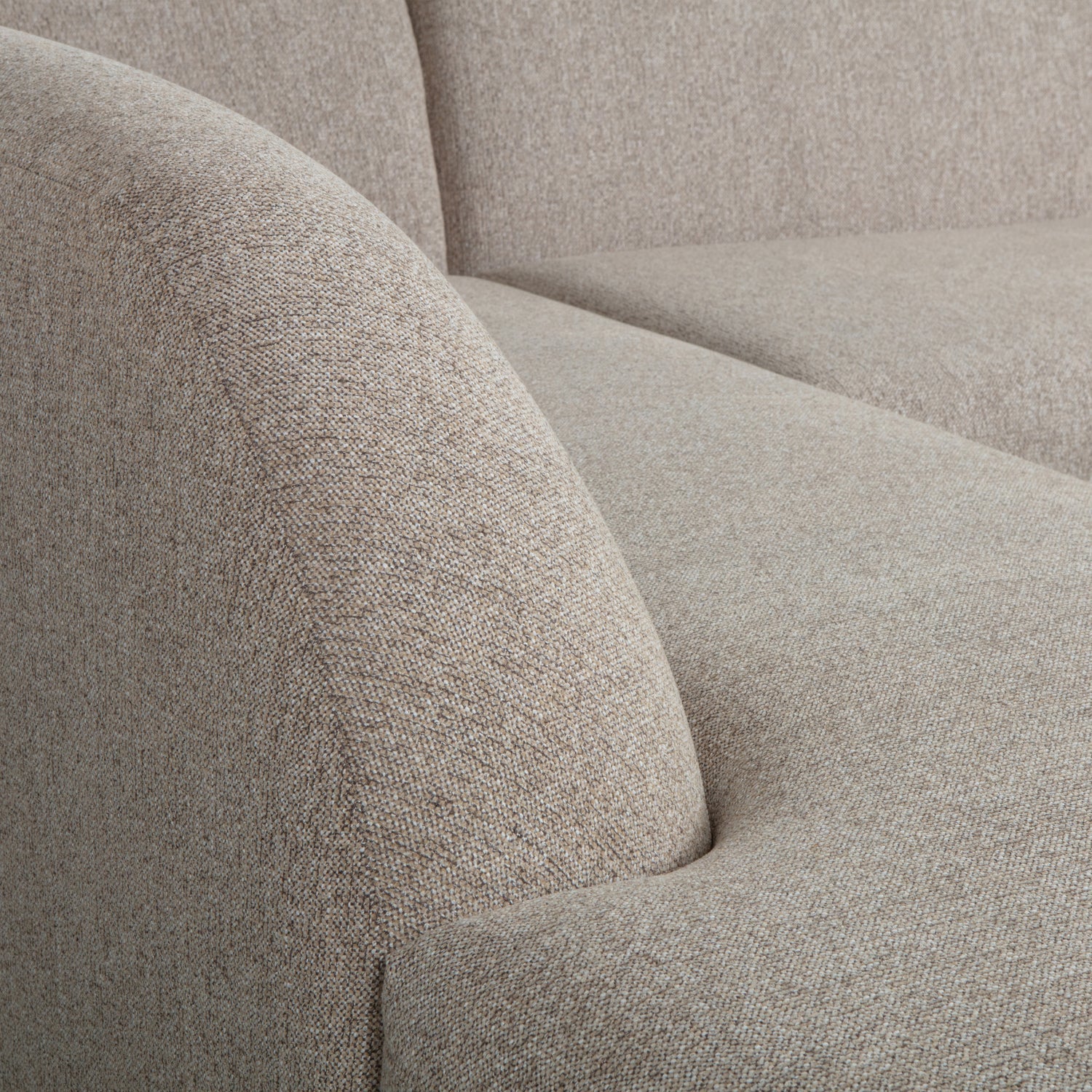 SLOPING ECKSOFA LINKS NATUREL MELANGE