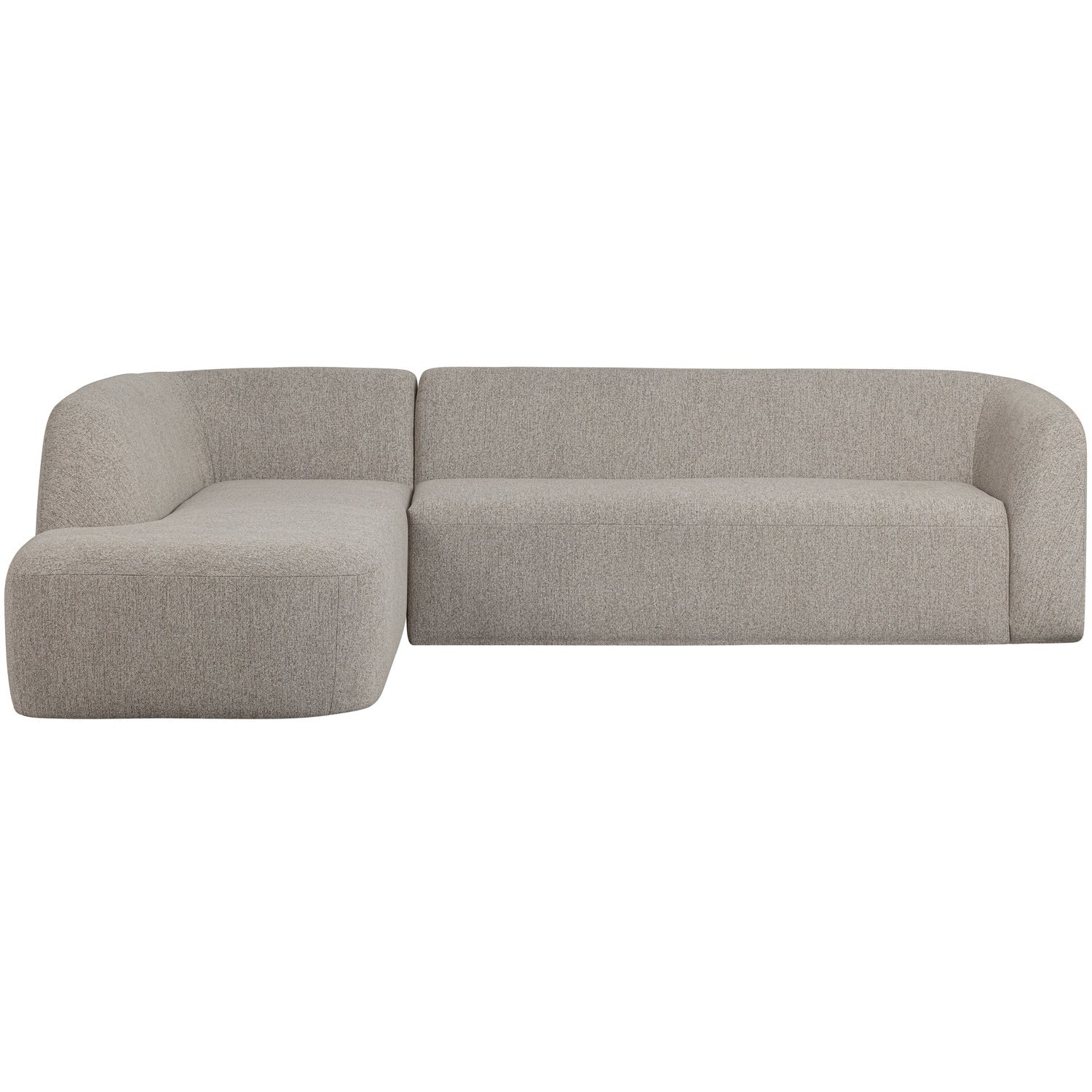 SLOPING ECKSOFA LINKS OFF WHITE MELANGE