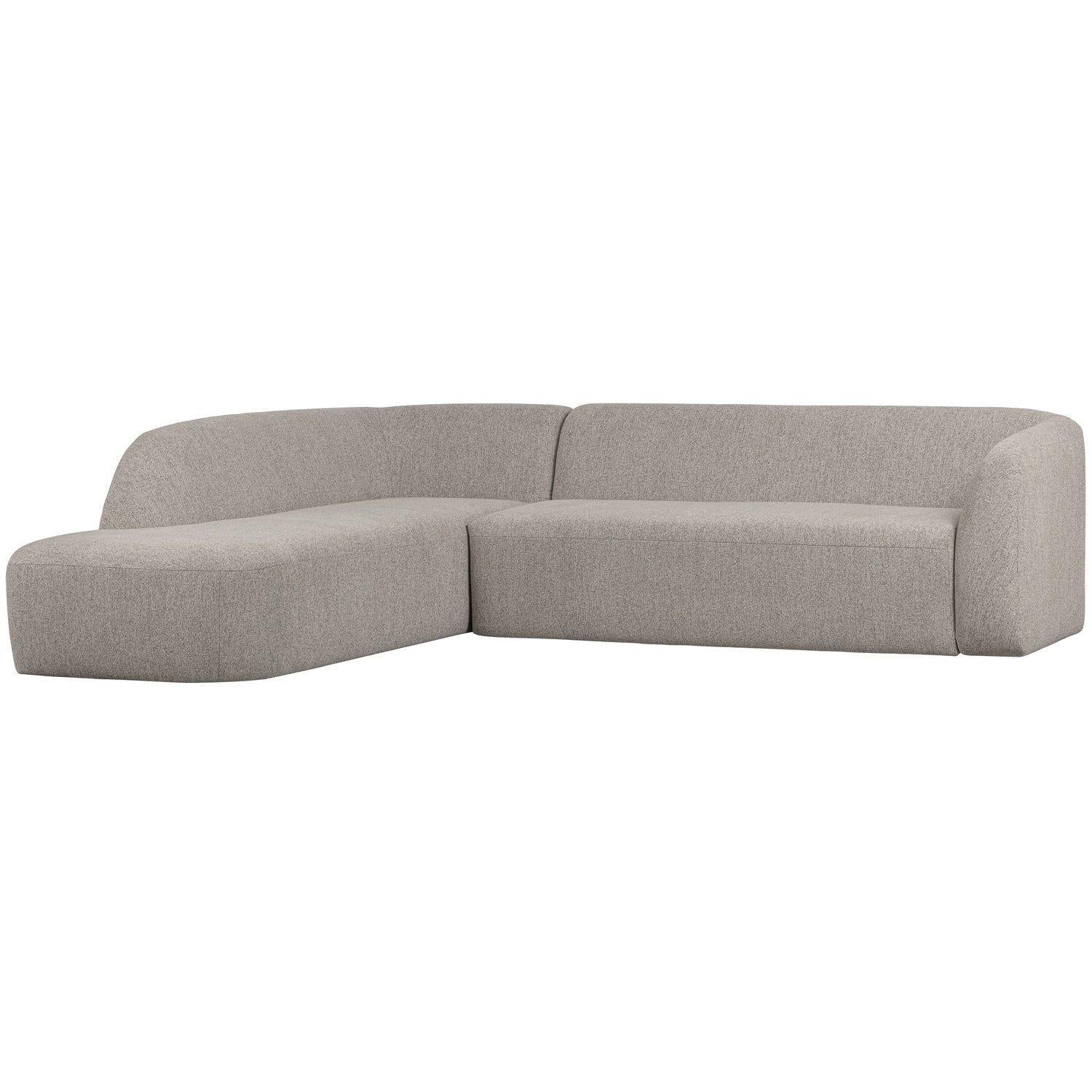 SLOPING ECKSOFA LINKS OFF WHITE MELANGE