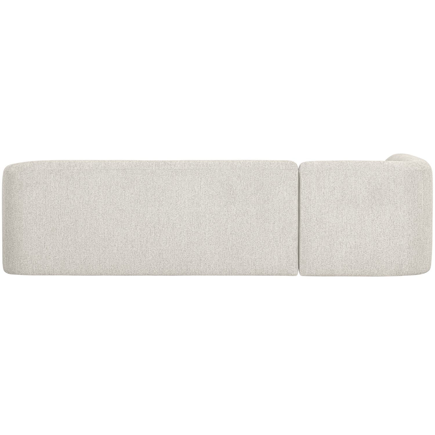 SLOPING ECKSOFA LINKS PEARL MELANGE