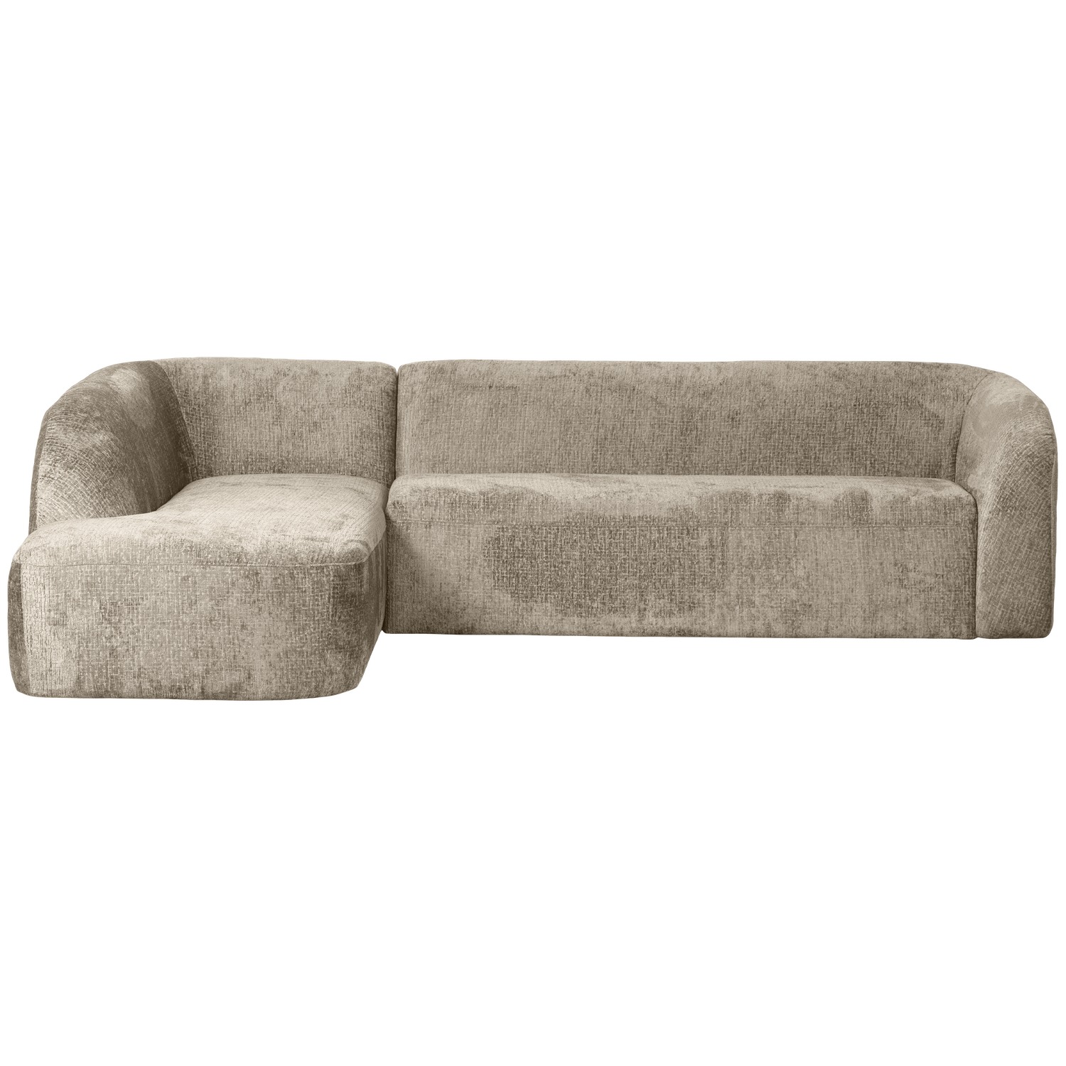 SLOPING ECKBANK LINKS STRUKTUR VELVET WHEATFIELD