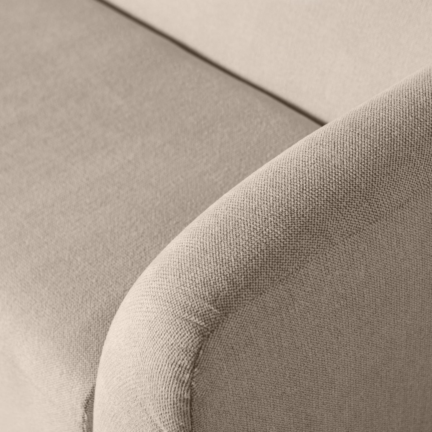 SLOPING 3-SITZER SOFA NATURAL MELANGE