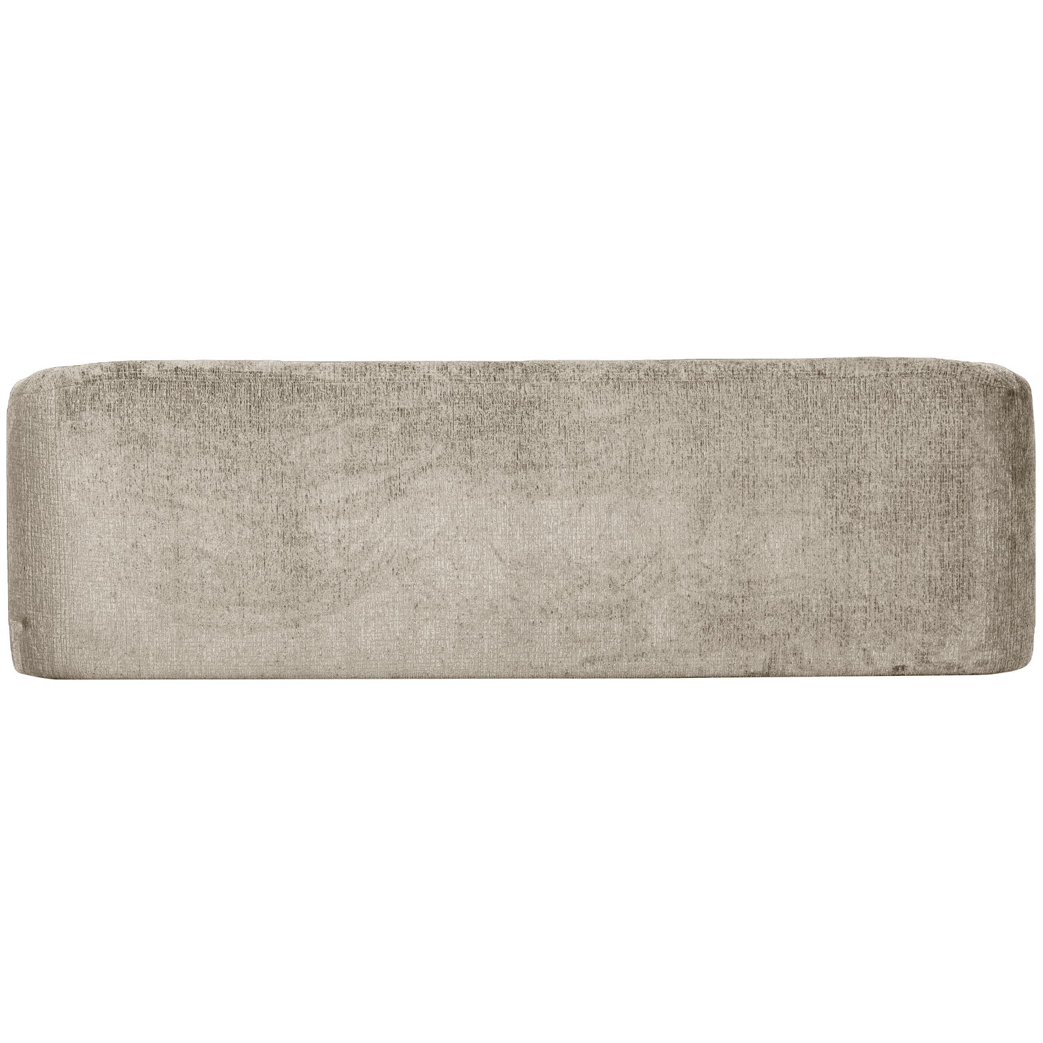 SLOPING 3-SITZER SOFA STRUCTURE VELVET WHEATFIELD